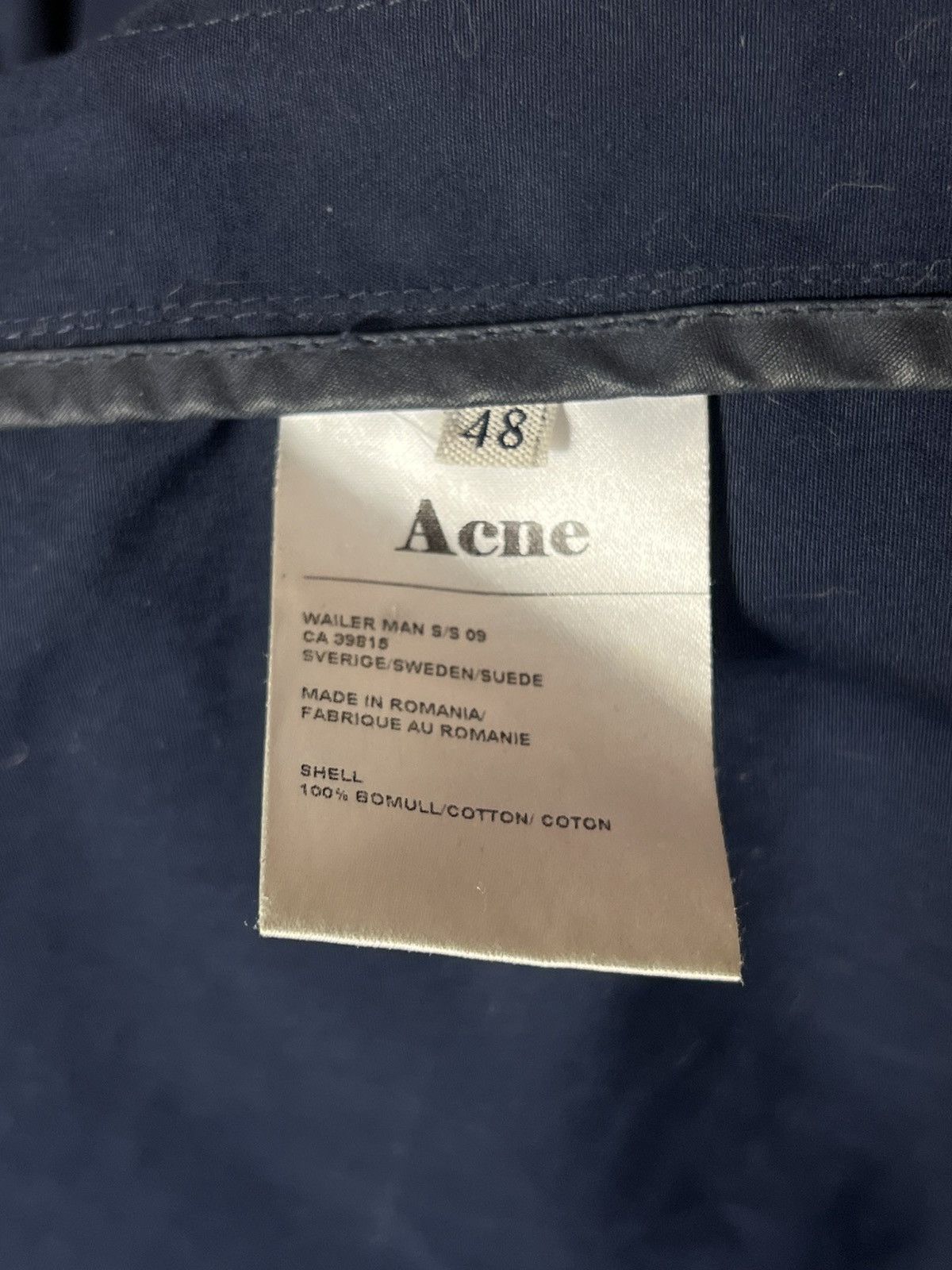 Acne Studios 2009 Acne Wailer Man Washed Wood Jacket Size US M / EU 48-50 / 2 - 11 Thumbnail