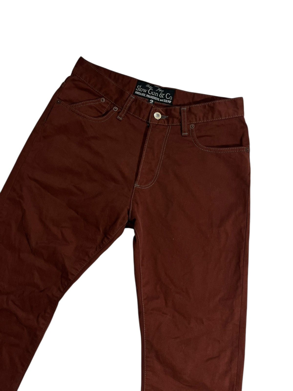 Japanese Brand SLOW GUN JAPANESE BRAND PANT Size US 30 / EU 46 - 2 Thumbnail