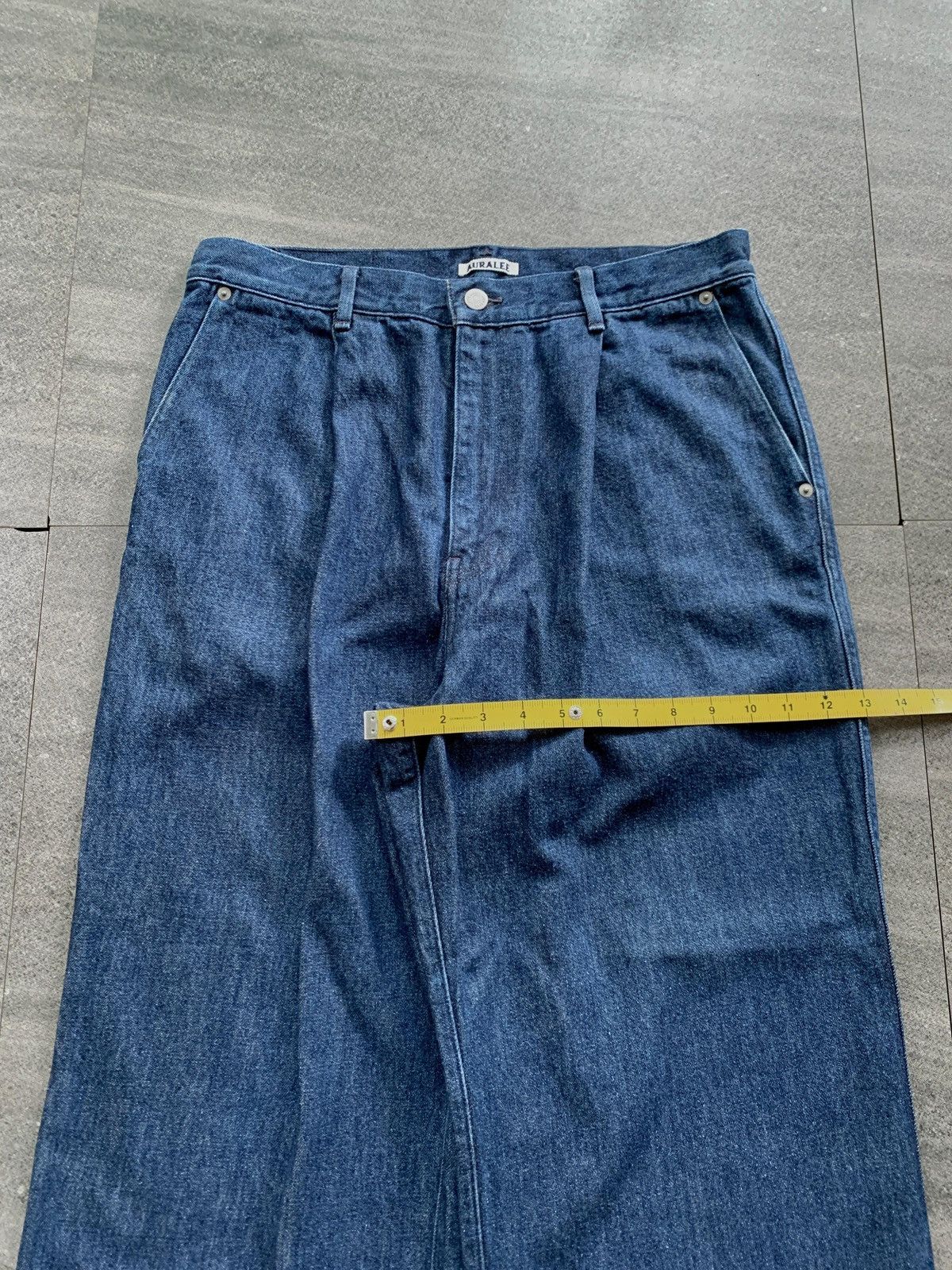 Auralee FREE TAX! Hard Twist Wideleg Denim Jeans Size US 32 / EU 48 - 15 Thumbnail