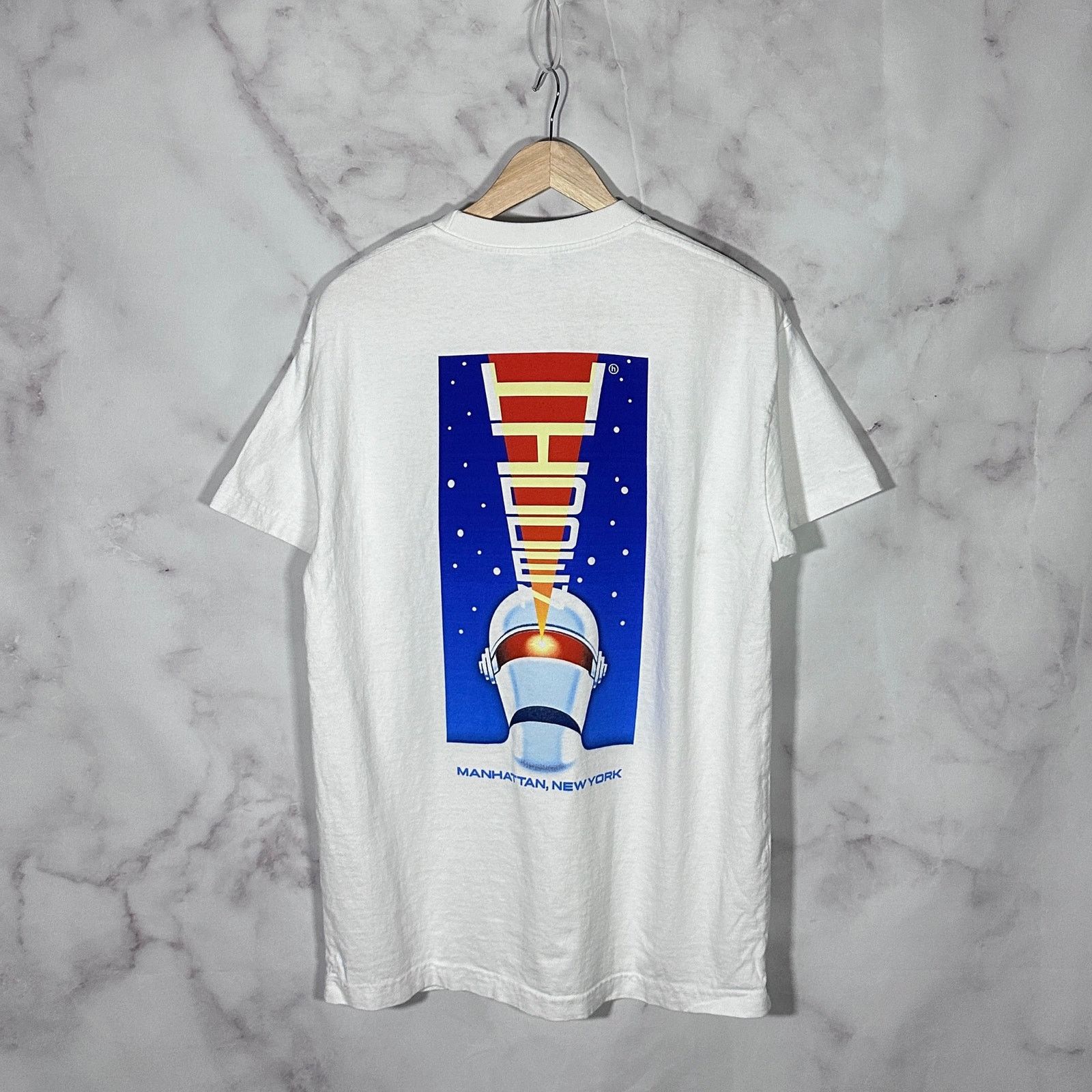 HIDDEN Hidden NY White Robotics Tee Size US M / EU 48-50 / 2 - 1 Thumbnail