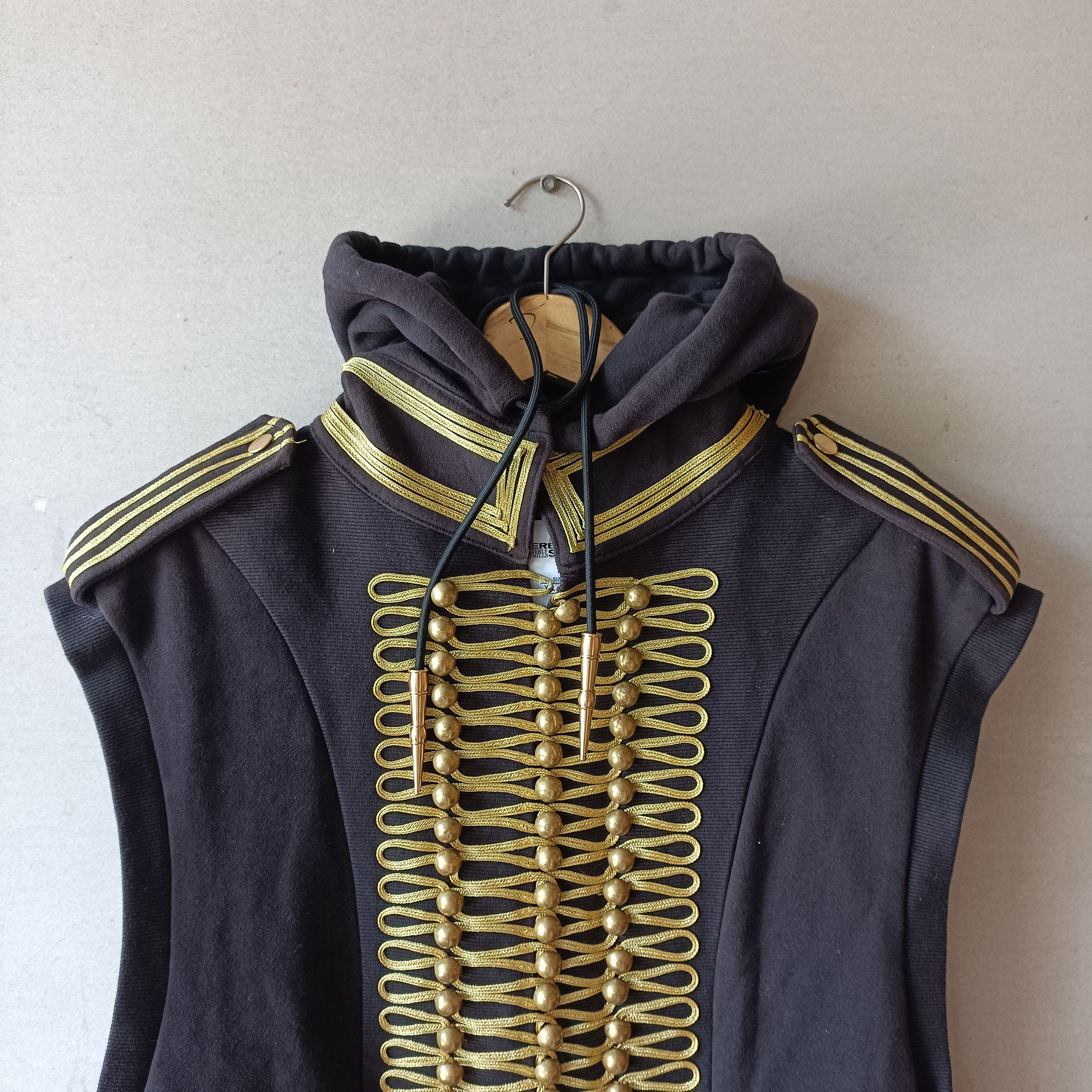 Adidas × Jeremy Scott RARE Adidas X Jeremy Scott Hoodie Vest Military Napoleon Size US XL / EU 56 / 4 - 2 Thumbnail