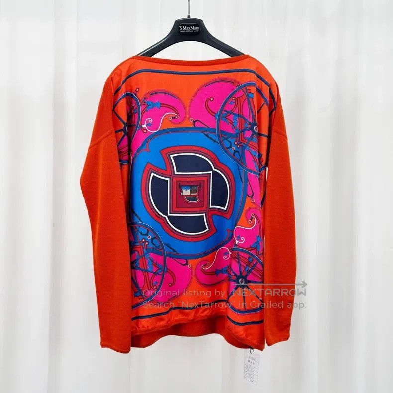 Hermes Hermes Silk Mixed Wool Knit Long Sleeve Size XS / US 0-2 / IT 36-38 - 1 Thumbnail