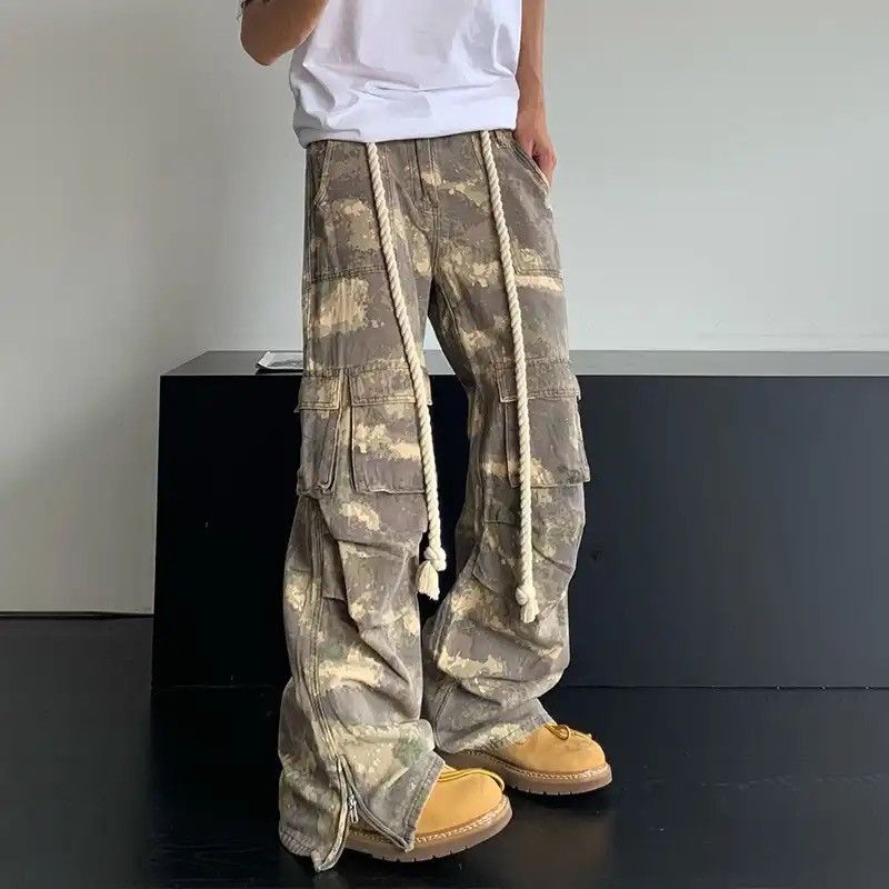 Japanese Brand × Vintage Camouflage Cargo Pants Men Oversize Camo Trousers Size US 30 / EU 46 - 4 Thumbnail