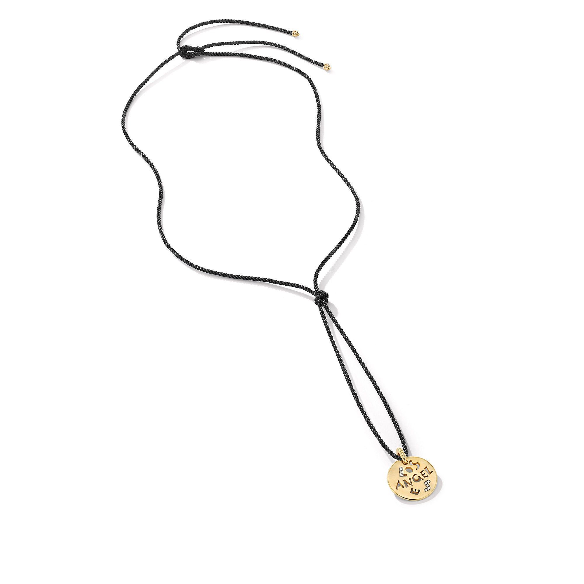 David Yurman o1w1db10325 Necklace in 18K Yellow Gold with Diamonds & 17mm Size ONE SIZE - 2 Thumbnail