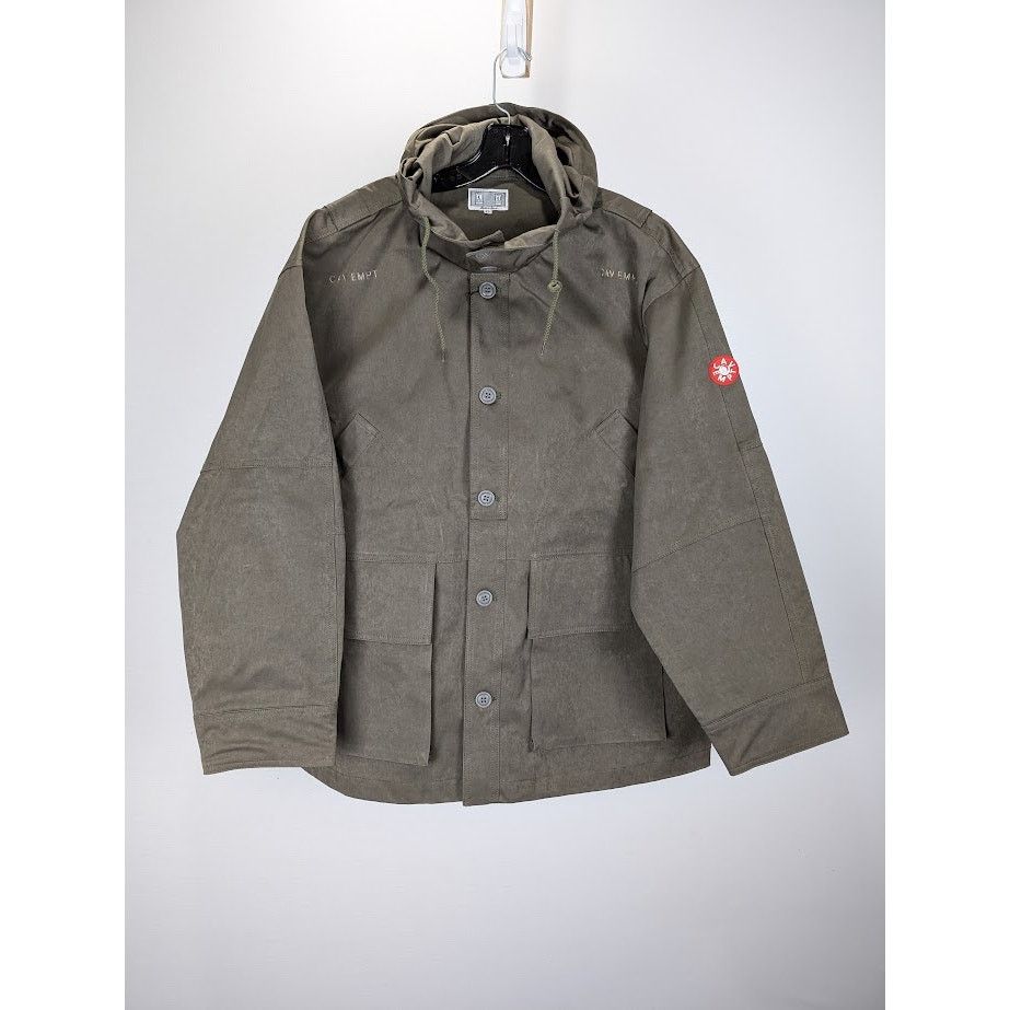Cav Empt o1rshd1 Hooded Jacket in Khaki Size US XL / EU 56 / 4 - 1 Thumbnail