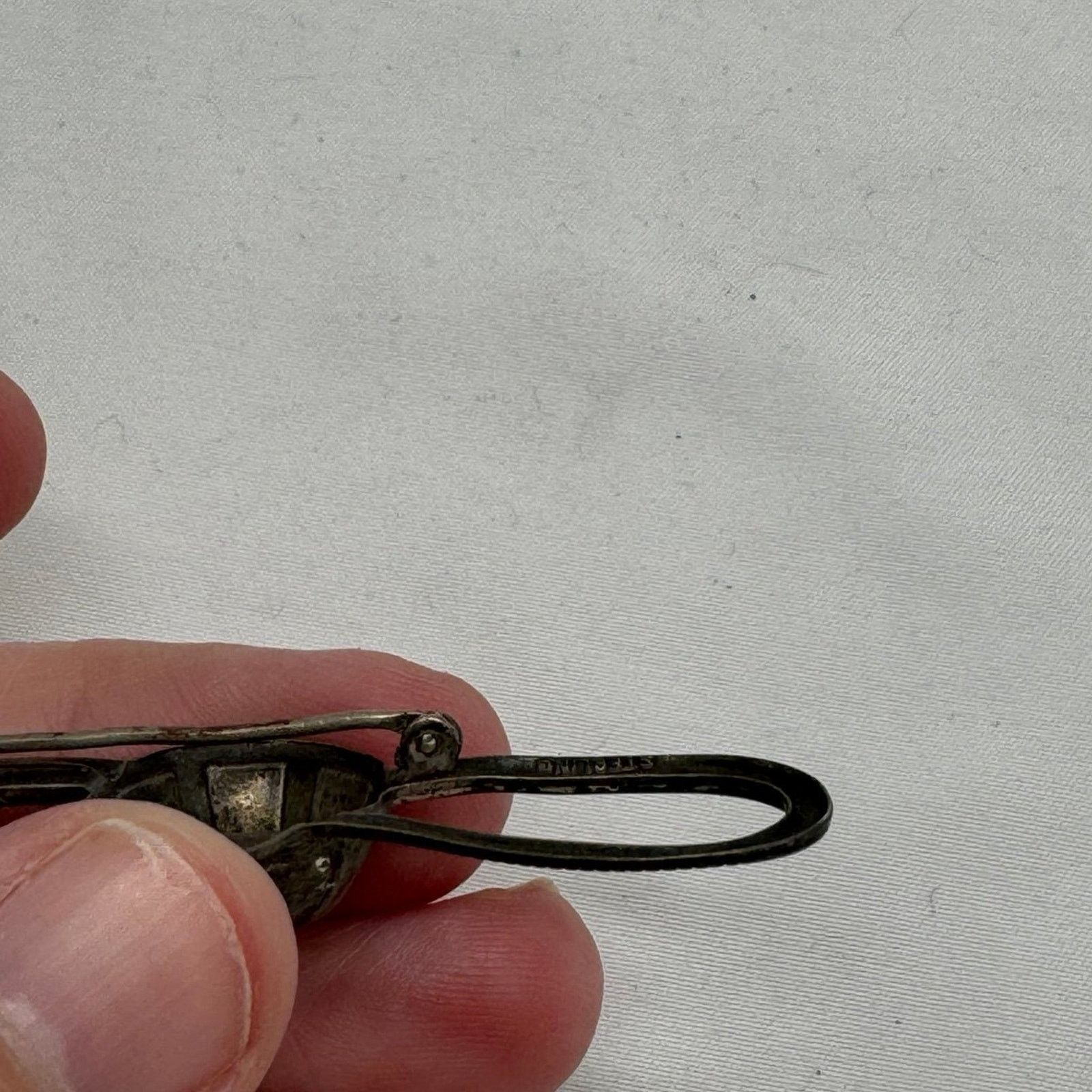 NBDN Nobrandedon VTG sterling Jockey pin Size ONE SIZE - 6 Thumbnail