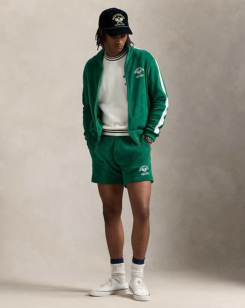 Polo Ralph Lauren Polo Ralph Lauren 6-Inch Polo Terry Short Tennis Green Large Size US 34 / EU 50 - 1 Thumbnail