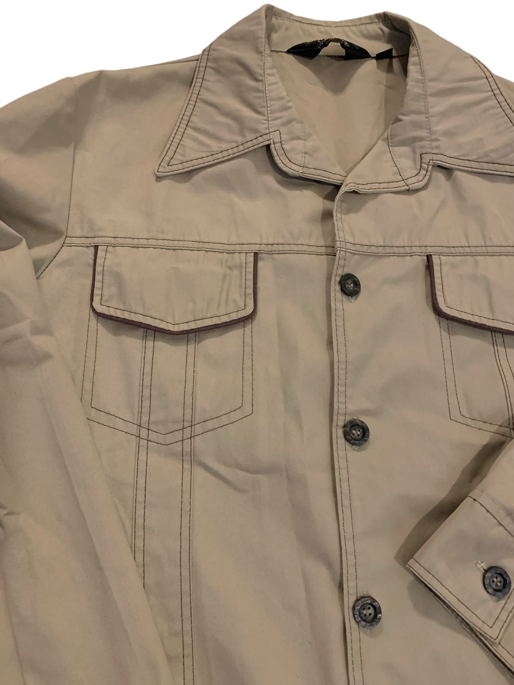 Sears Sears Sportswear Light Jacket Button Up Size L Brown Size US L / EU 52-54 / 3 - 8 Thumbnail