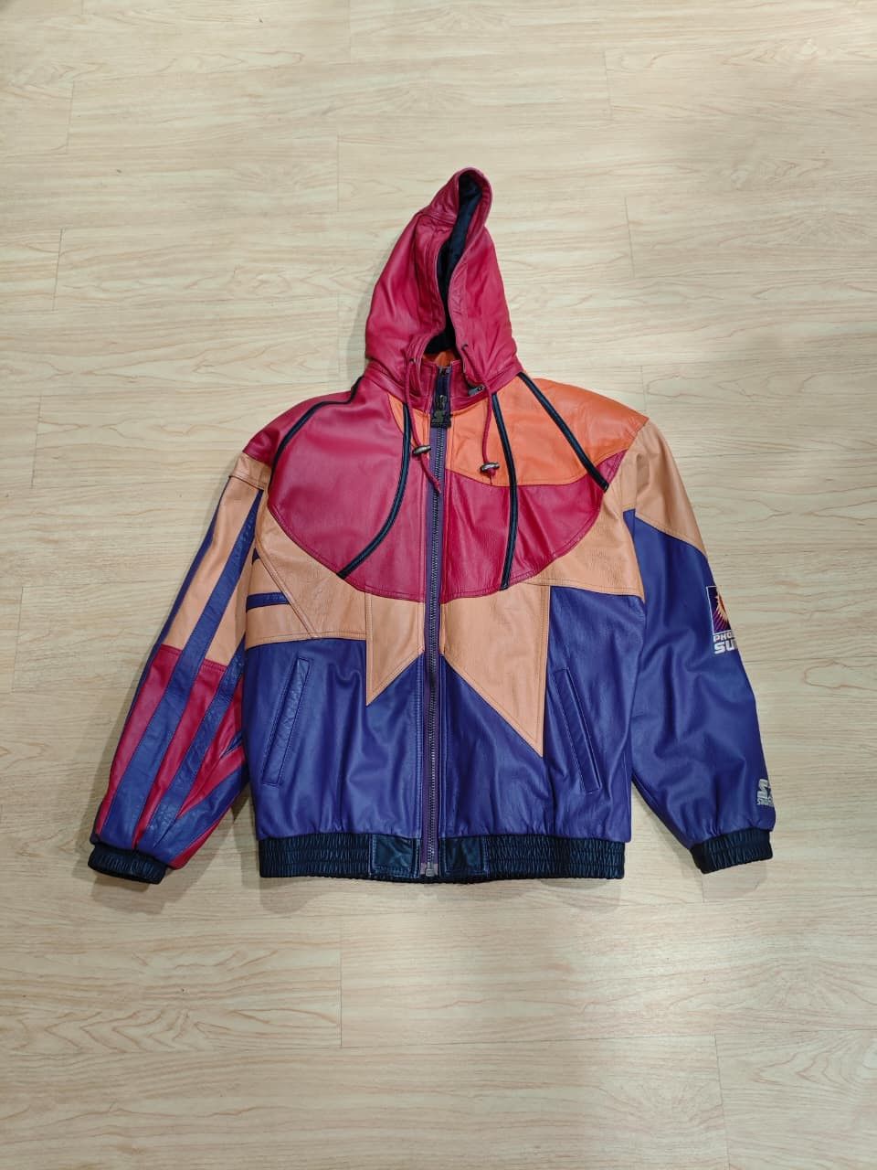 Starter Vintage Starter Phoenix Suns Leather Jacket Size US L / EU 52-54 / 3 - 1 Thumbnail