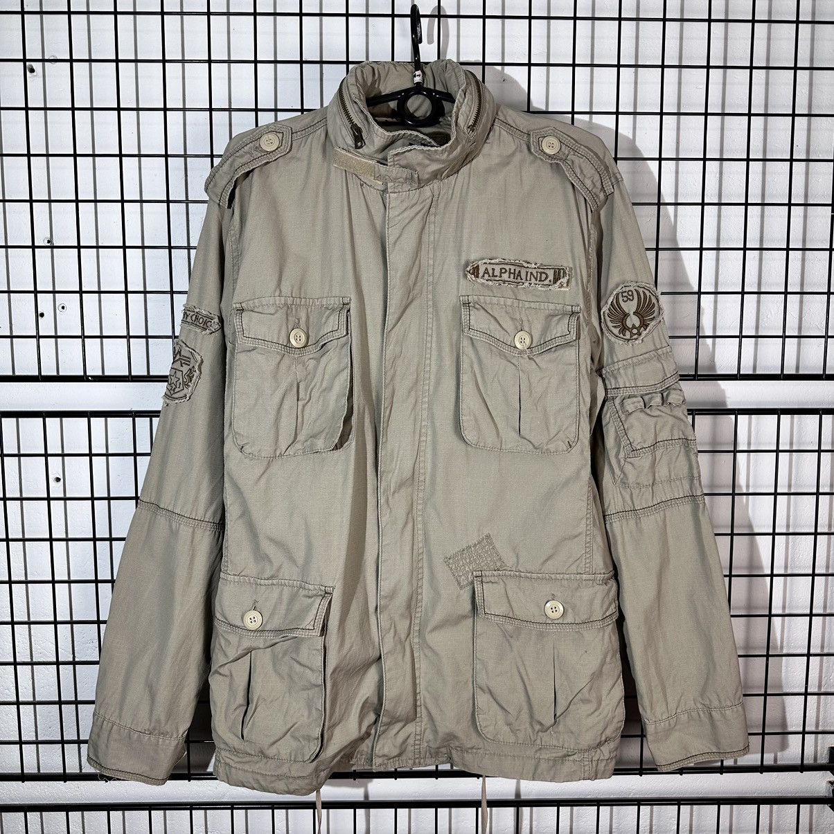 Vintage Alpha Industries M 65 field jacket army desert camo ma1 m51 Grailed