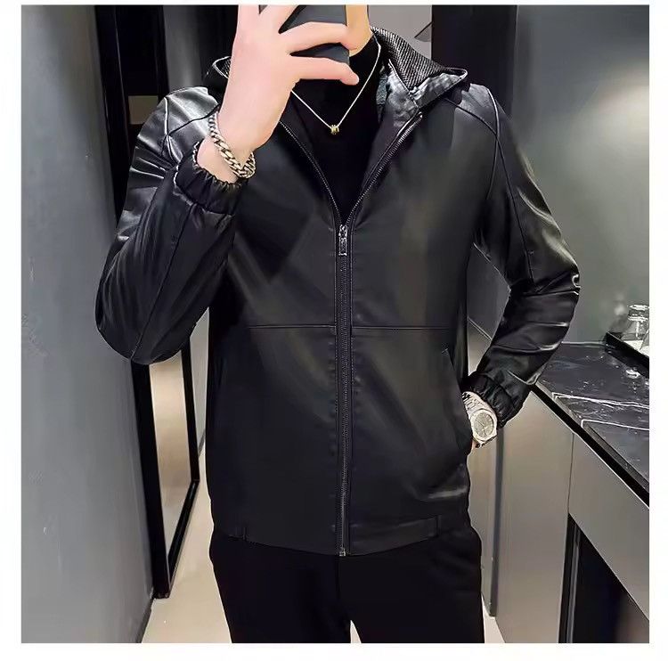 Japanese Brand Casual PU Leather Jacket Size US XXL / EU 58 / 5 - 3 Thumbnail