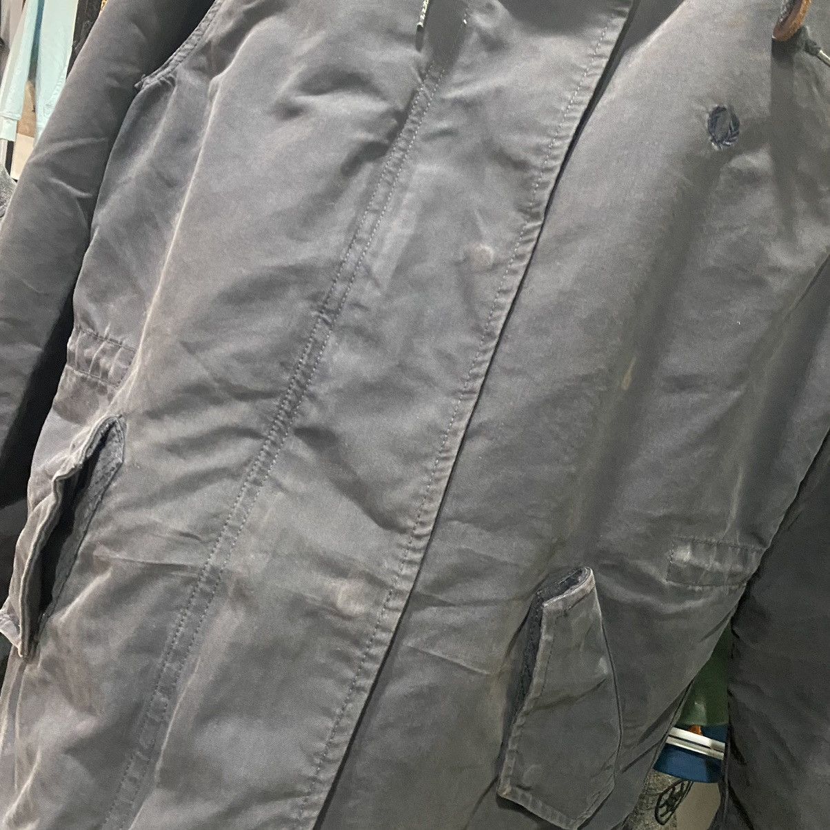 Fred Perry × Union LA × Vintage RARE‼️Fred Perry Union Jack Fleece Inside Parka Jackets Size US M / EU 48-50 / 2 - 10 Thumbnail