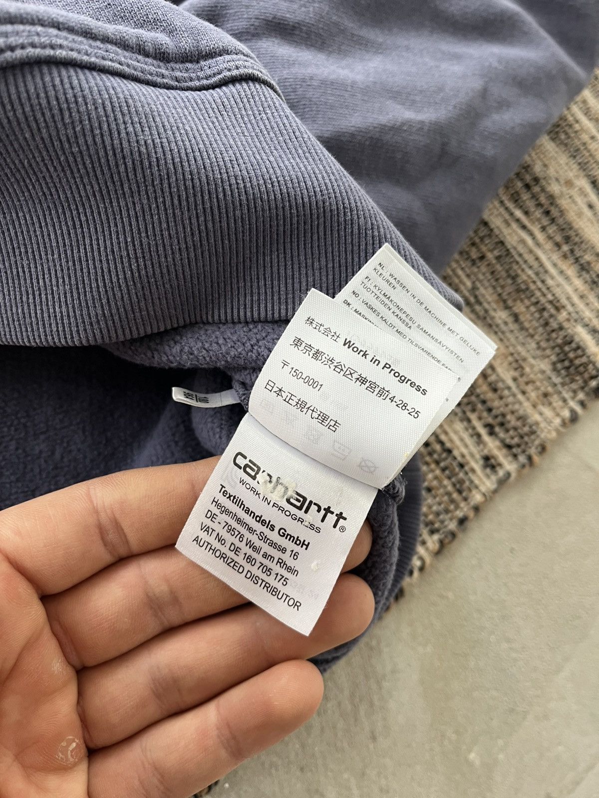 Carhartt Wip Vintage Carhartt Faded Blank Purple Workwear Sweatshirt Y2K Size US L / EU 52-54 / 3 - 17 Thumbnail