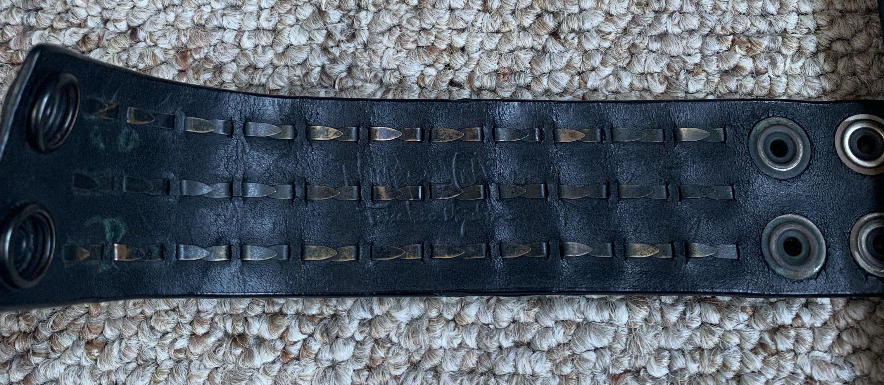 Number (N)ine FW04 Number (N)ine Studded Leather Bracelet Size ONE SIZE - 8 Thumbnail