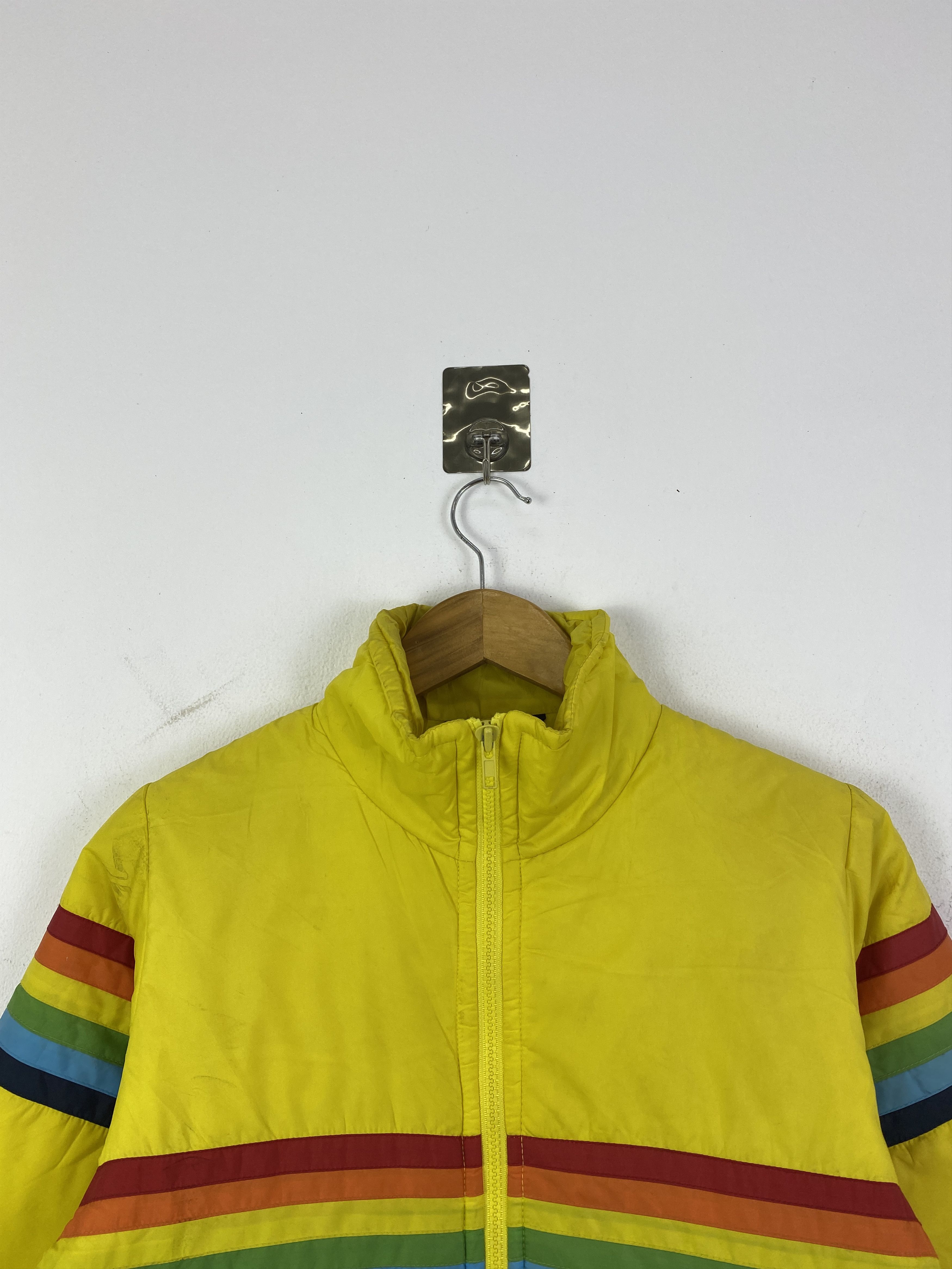 Japanese Brand Vintage 80s Rainbow Puffer Jacket J0100 Size US M / EU 48-50 / 2 - 2 Thumbnail