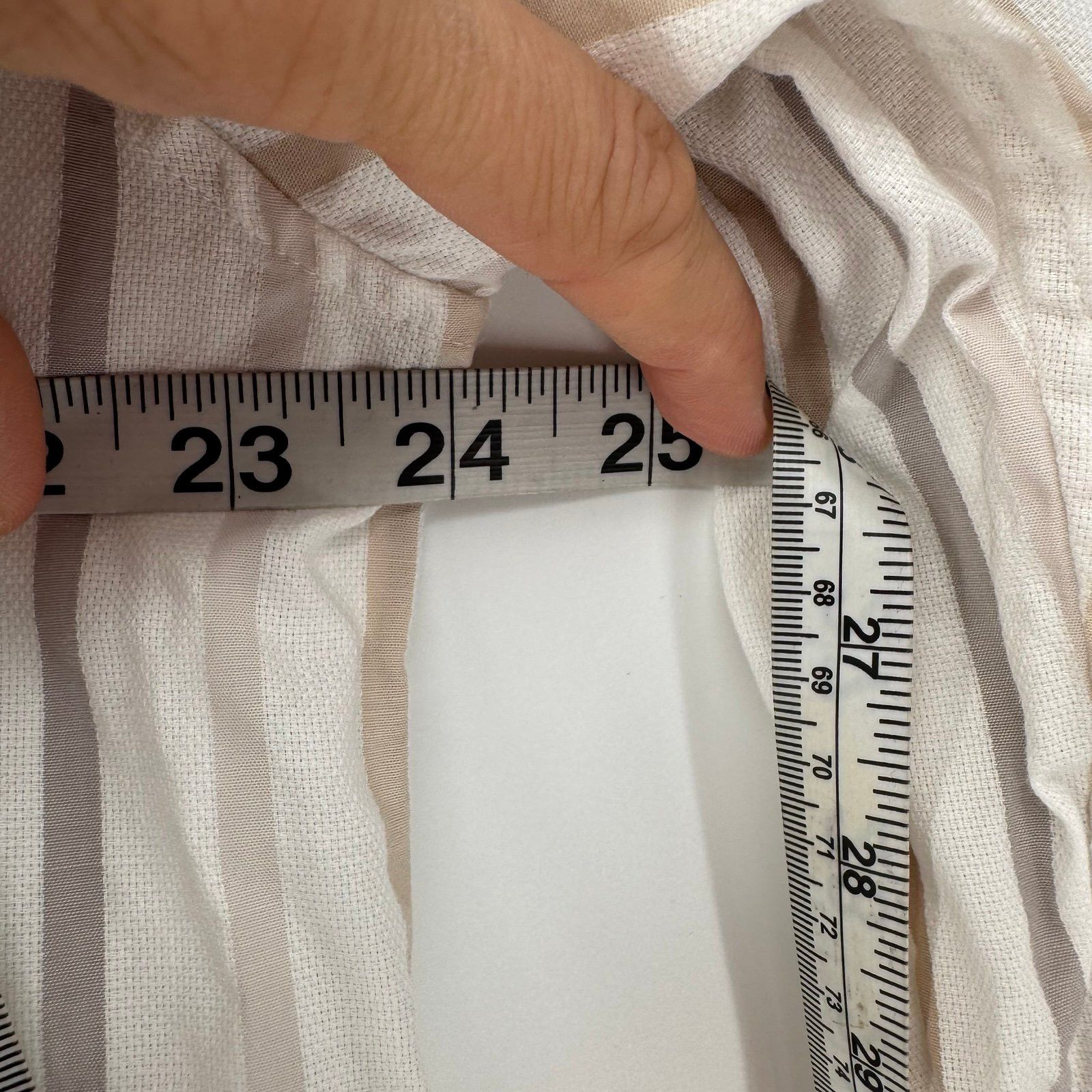 Perry Ellis Perry Ellis Dress Striped Shirt Large Size US L / EU 52-54 / 3 - 5 Thumbnail