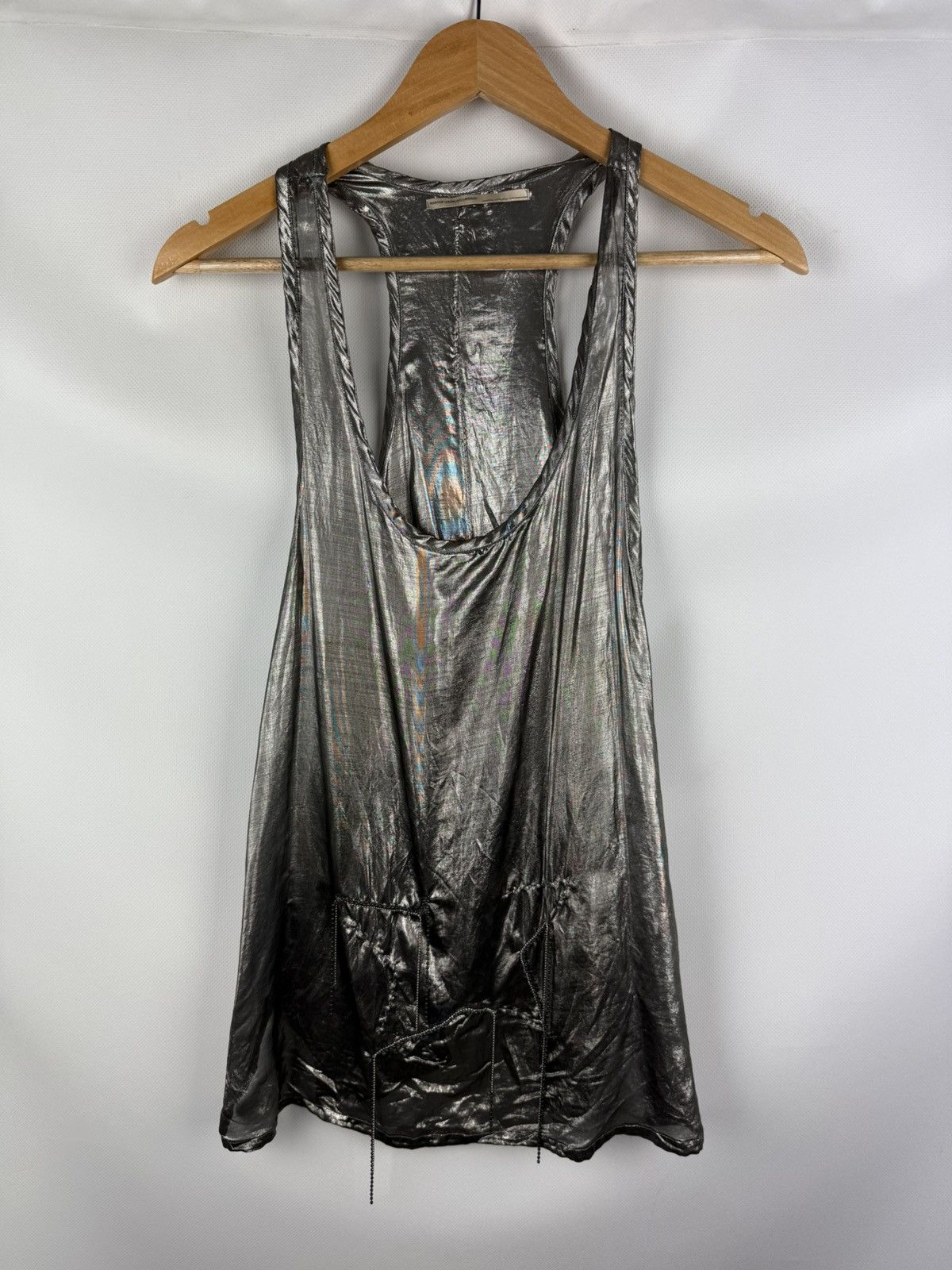 Marithe + Francois Girbaud Marithe Francois Girbaud Silk Sleeveless Tank Top Blouse Size S / US 4 / IT 40 - 1 Thumbnail