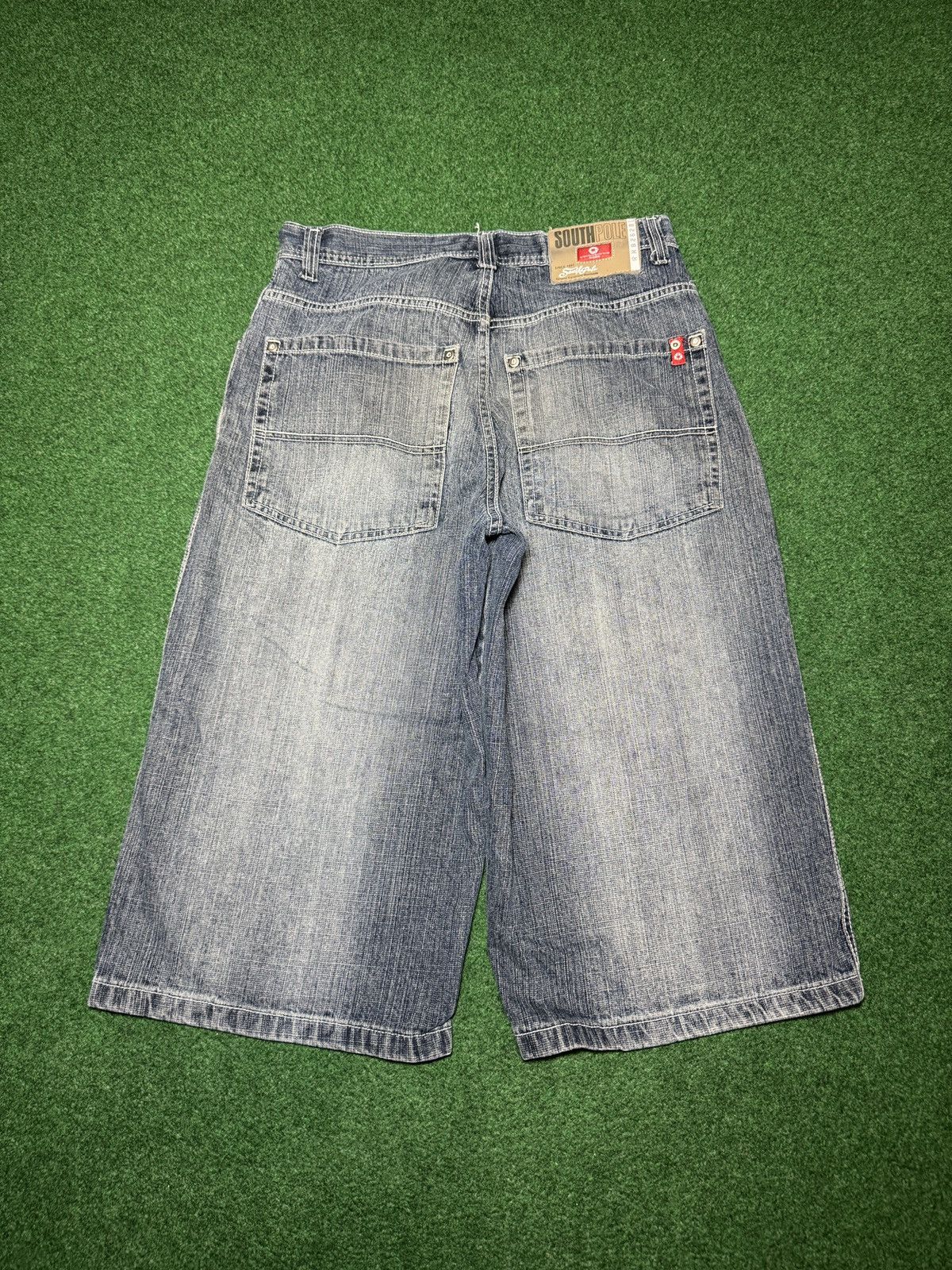 Southpole Baggy Jorts Y2K Grunge Hip Hop Denim Shorts 18”