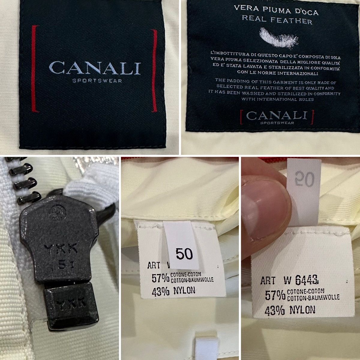 Canali CANALI SPORTSWEAR MEN’S Down Jacket Parka Size 50 M-L Size US M / EU 48-50 / 2 - 10 Thumbnail