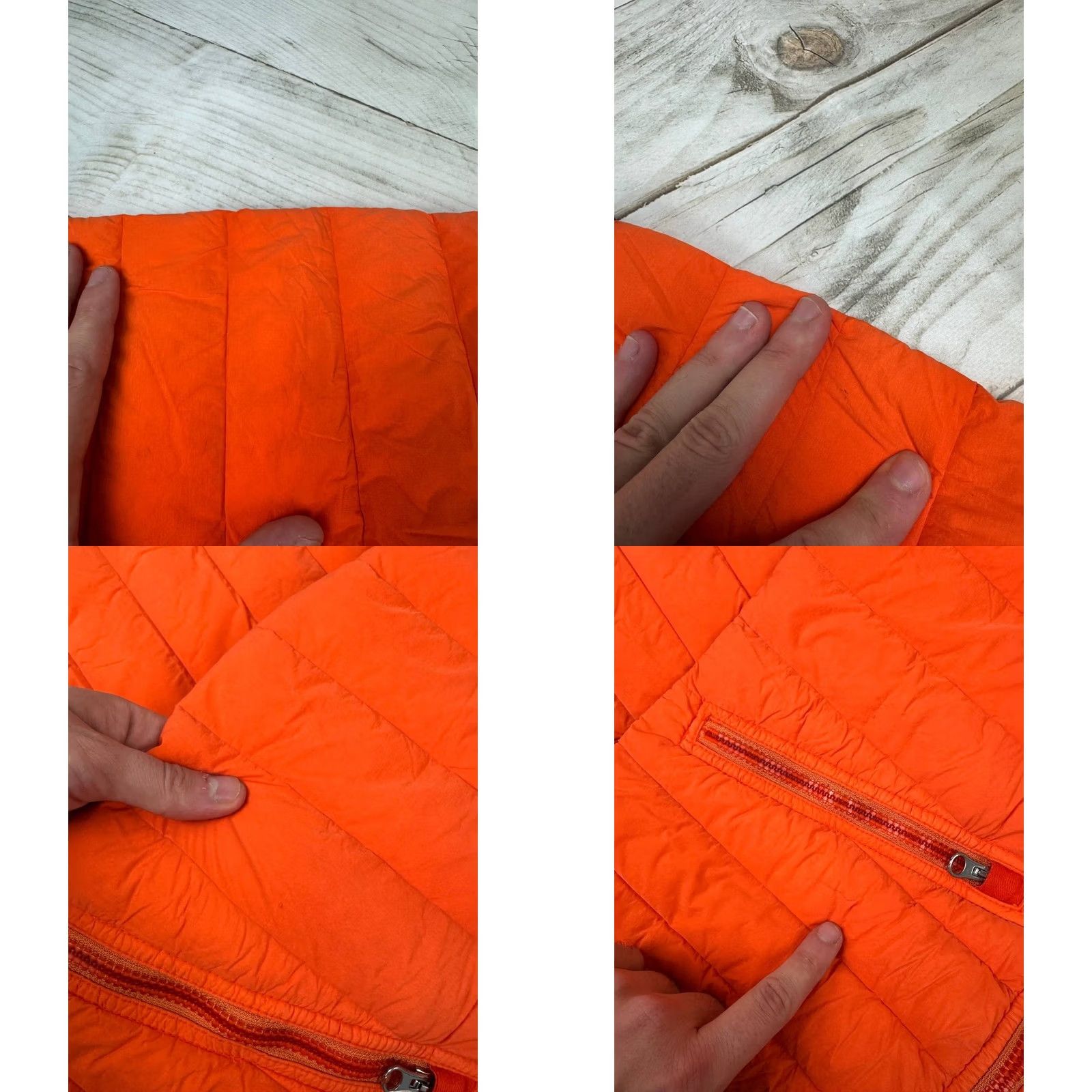 Stone Island Stone Island Down Jacket Hooded Puffer Men Size S Orange Jacket Mens Winter Fashion Logo Nylon Zip Casual Size US S / EU 44-46 / 1 - 9 Thumbnail