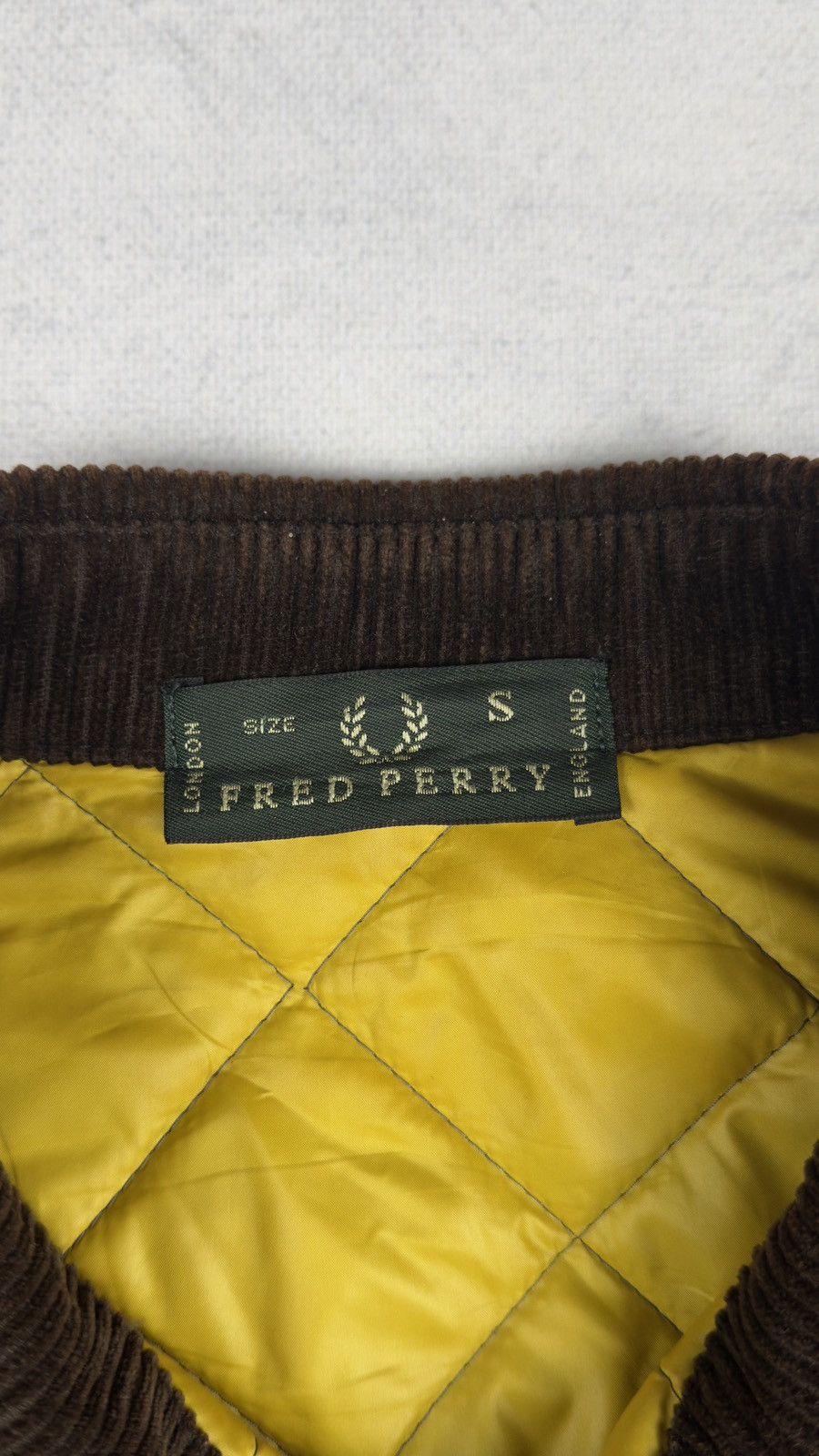 Fred Perry Fred Perry Quilted Jacket Olive Barbour Style Size US S / EU 44-46 / 1 - 3 Thumbnail