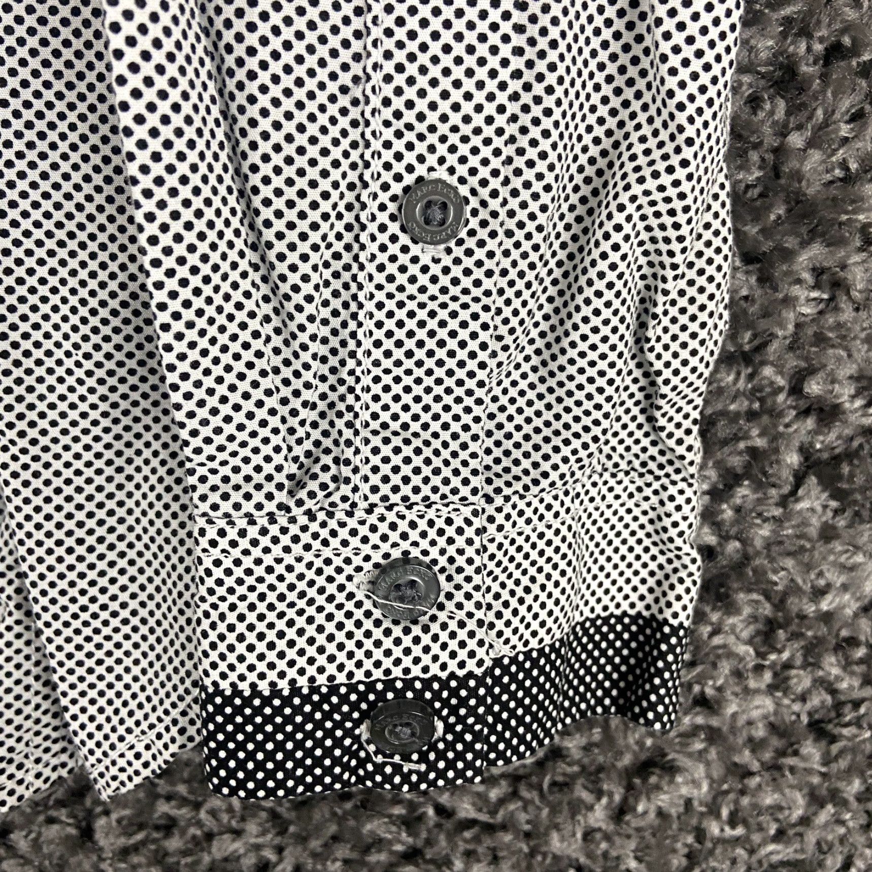 Ecko Unltd. ECKO UNLTD. Vintage Black Polka Dot Button-Up Shirt Long Sleeve Men’s L Size US L / EU 52-54 / 3 - 3 Thumbnail