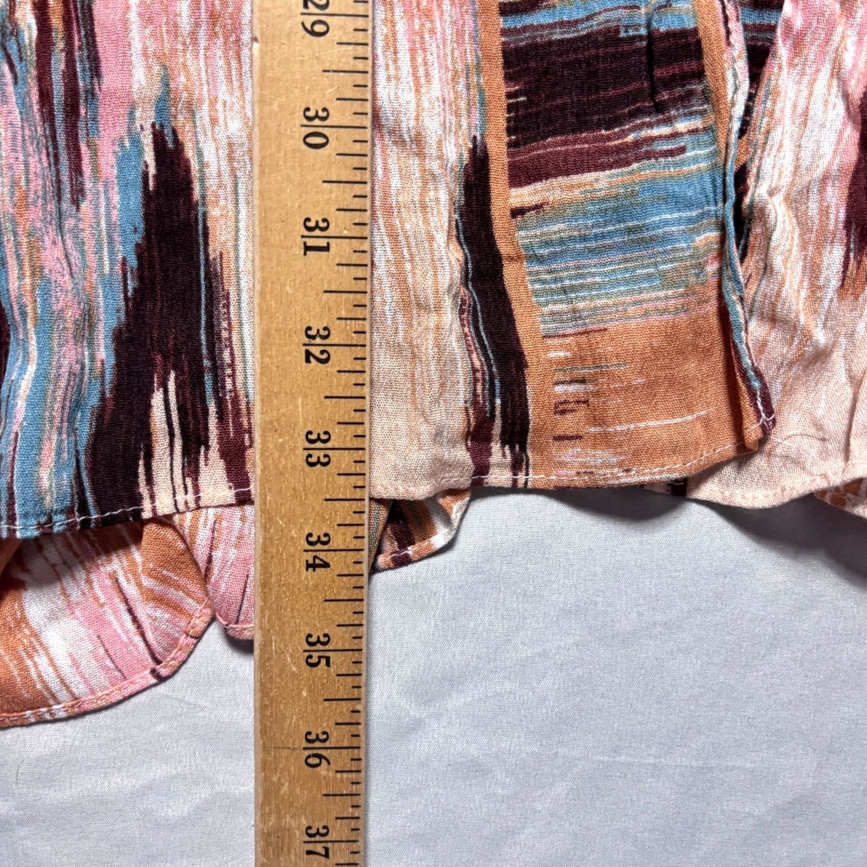 Vince Camuto Vince Camuto Kimono Cover Up Ikat Print Tassel Tie Sand Multi Women One Size NEW Size ONE SIZE - 3 Thumbnail