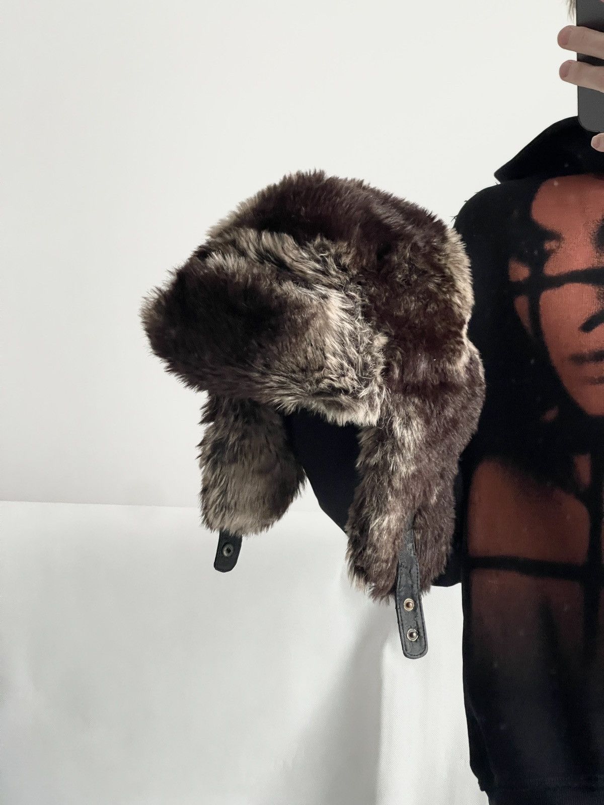 Japanese Brand Vintage fuzzy mohair japanese ushanka hat avant garde Size ONE SIZE - 14 Thumbnail