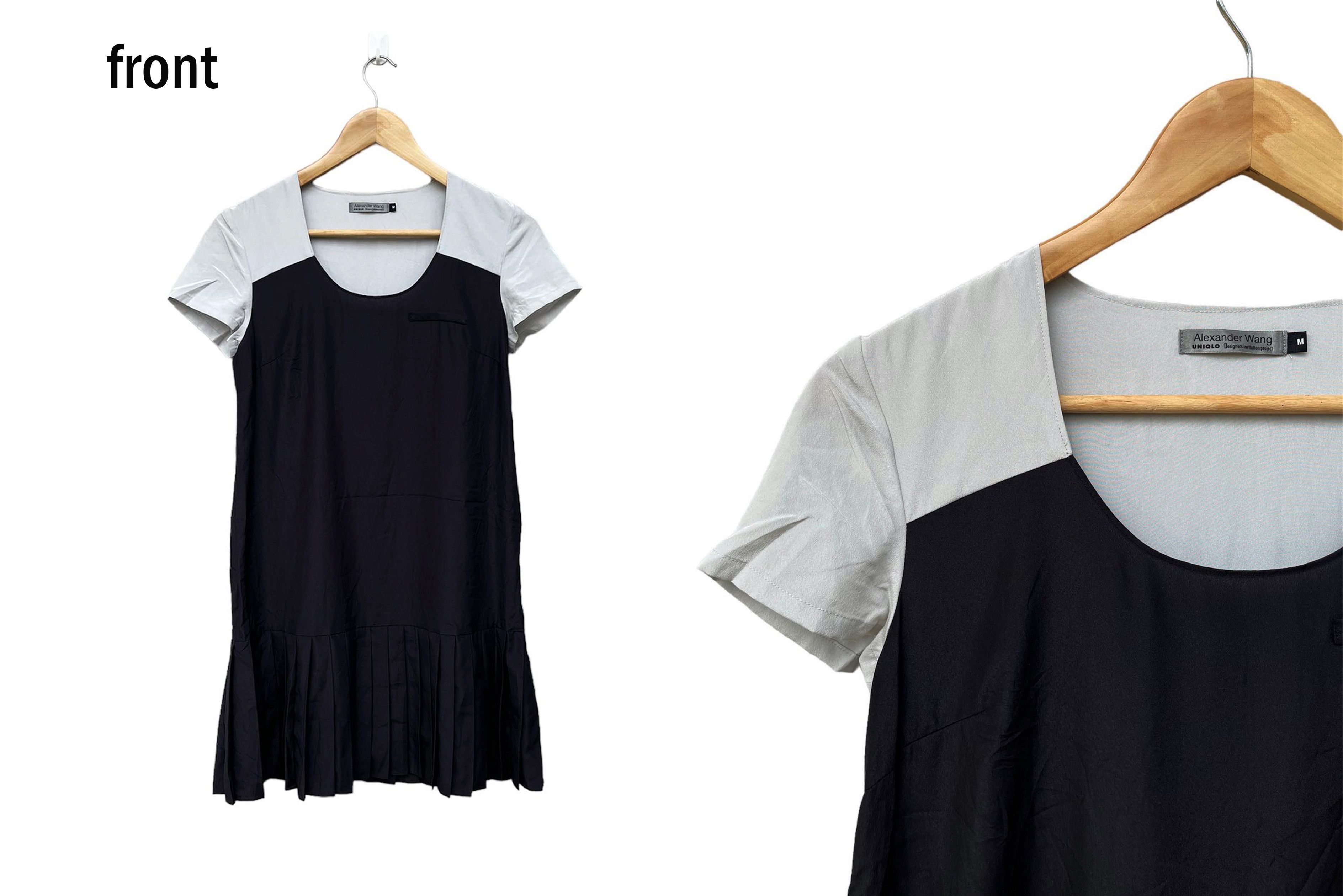 Alexander Wang x Uniqlo short sleeve pleated mini dress