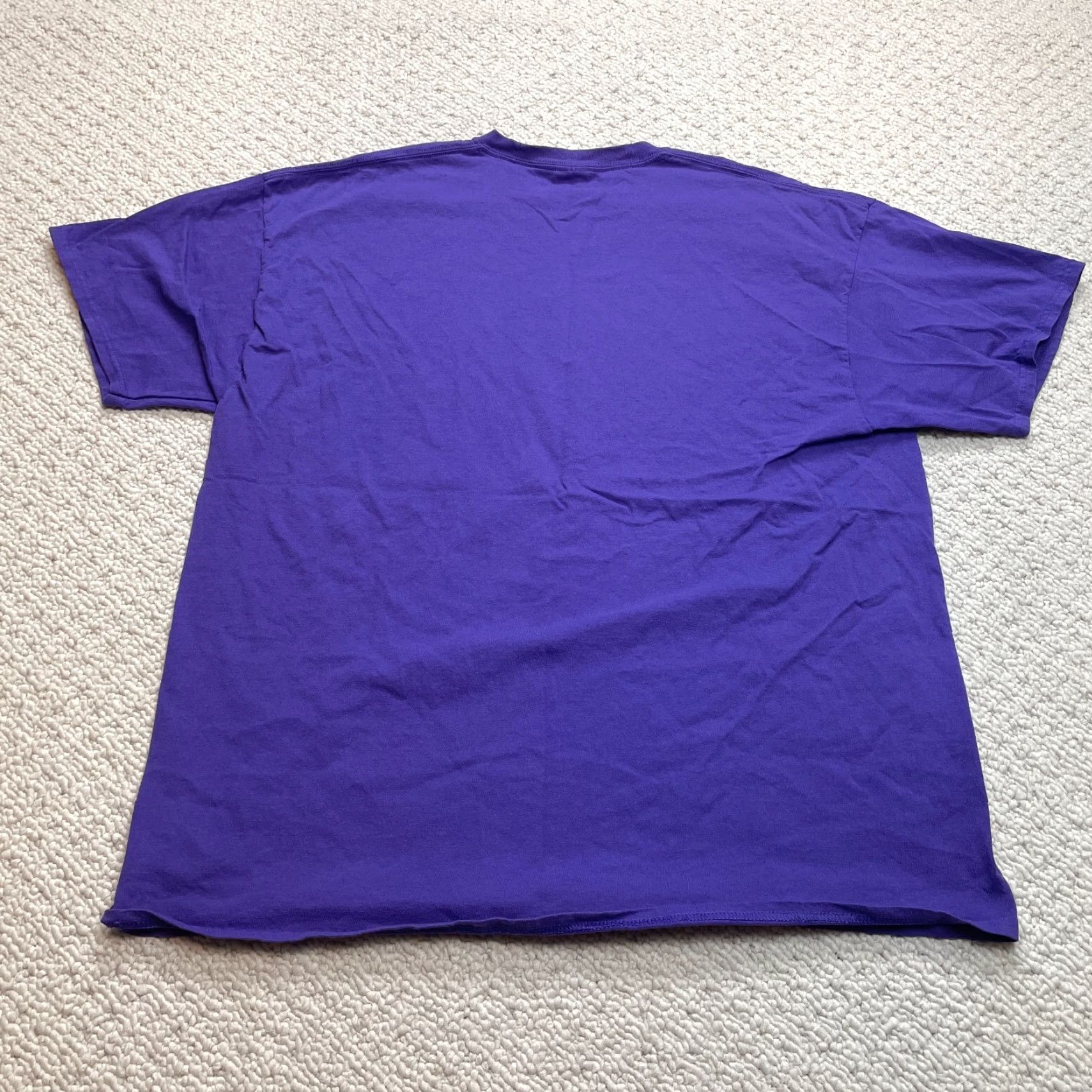 Port & Company Port & Company Core Cotton Shirt Adult 2XL Purple Short Sleeve T-Shirt Men Regular Solid Size US XXL / EU 58 / 5 - 7 Thumbnail