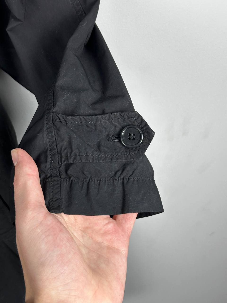 Aspesi Aspesi Garments Luxury Water Repelent Black Tranch Coat Size US L / EU 52-54 / 3 - 4 Thumbnail