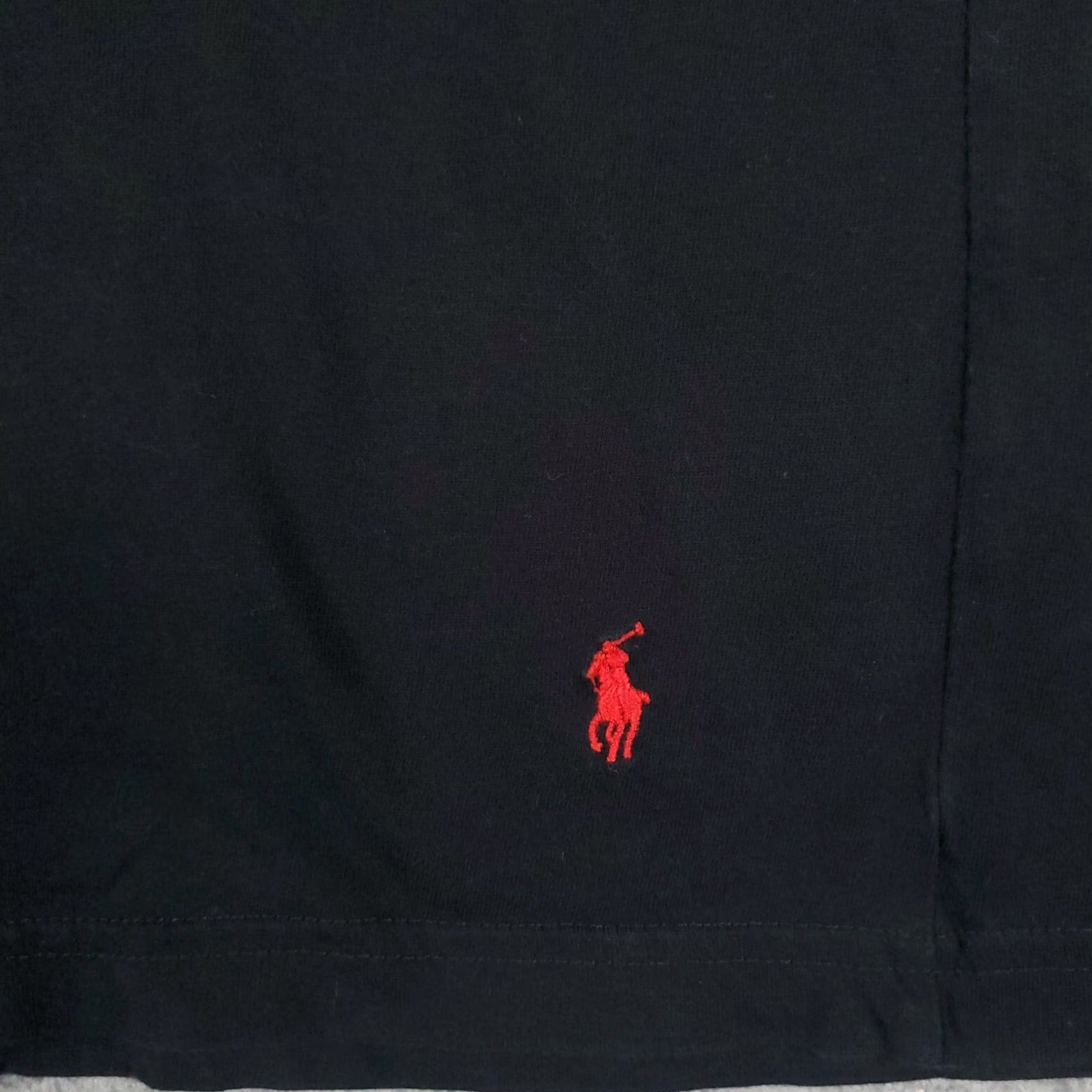 Ralph Lauren RALPH LAUREN T-Shirt Mens Large Black Casual Short Sleeve Crew Neck Classic Sports Size US L / EU 52-54 / 3 - 2 Thumbnail