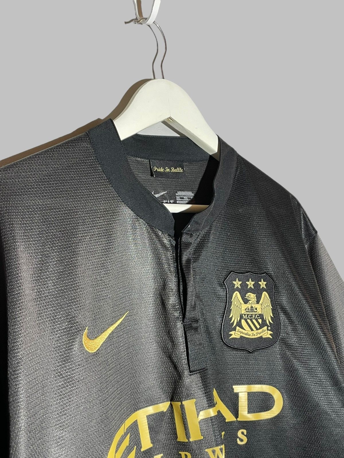Nike Manchester City Nike 2013/14 Away Football Shirt Size US XXL / EU 58 / 5 - 3 Thumbnail
