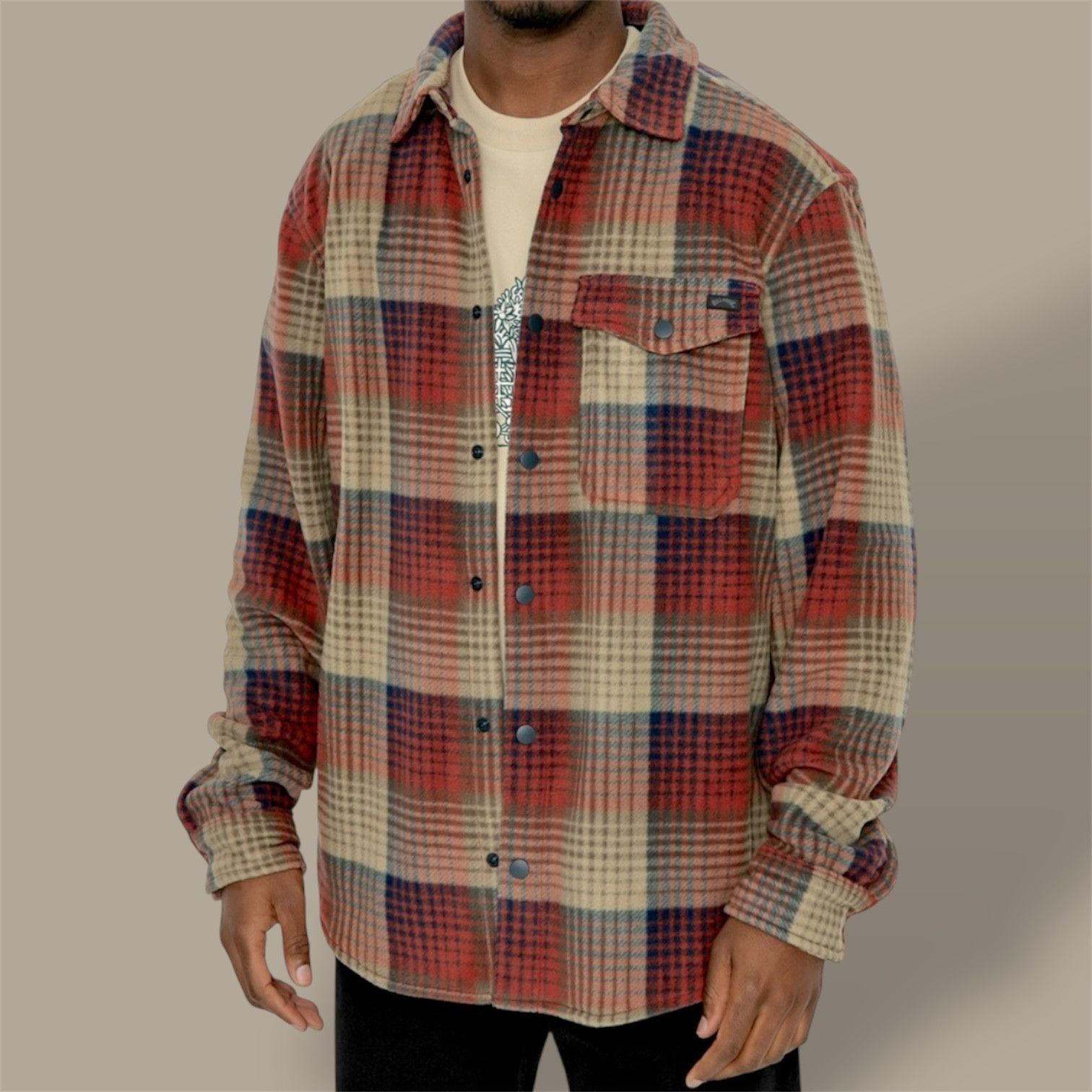 Billabong Billabong Men's Furnace Flannel - Size Large Size US L / EU 52-54 / 3 - 2 Thumbnail