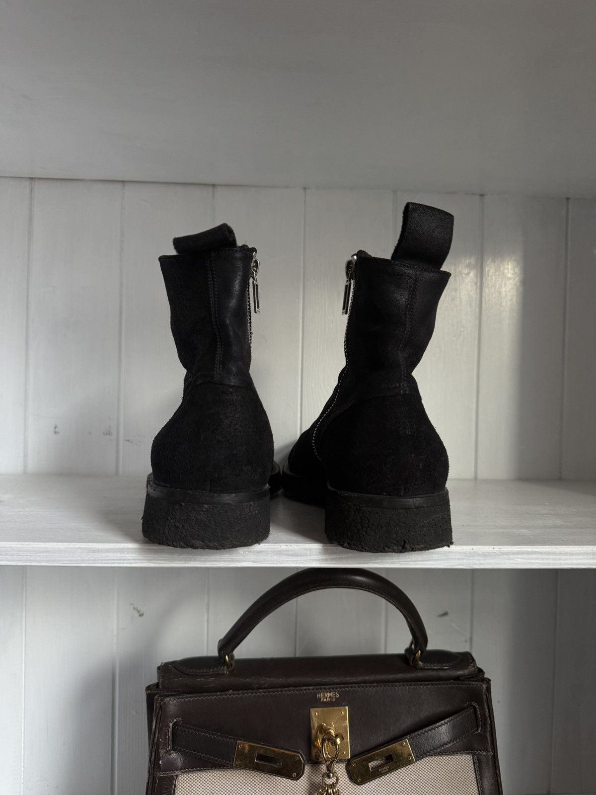 Dior VOTC Dior Homme Suede Zip Boots Archive 39 40 Size US 6 / EU 39 - 6 Thumbnail