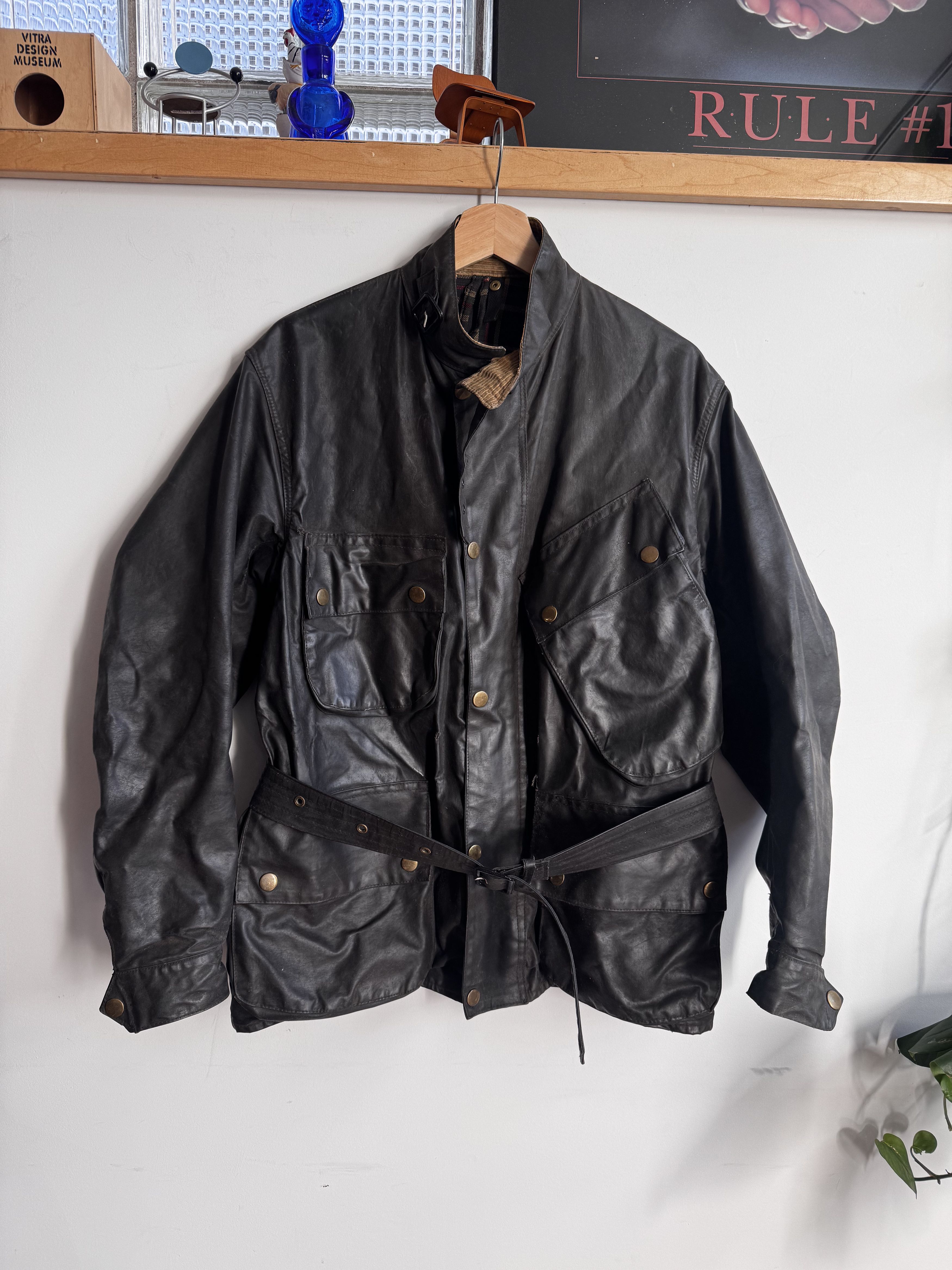 Barbour 1970 Barbour A69 Waxed Jacket Size 40 Size US M / EU 48-50 / 2 - 1 Thumbnail