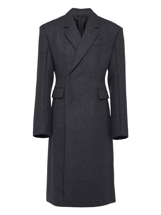 Prada Prada FW22 Wool Tailored Double-Breasted Coat Size US M / EU 48-50 / 2 - 1 Thumbnail