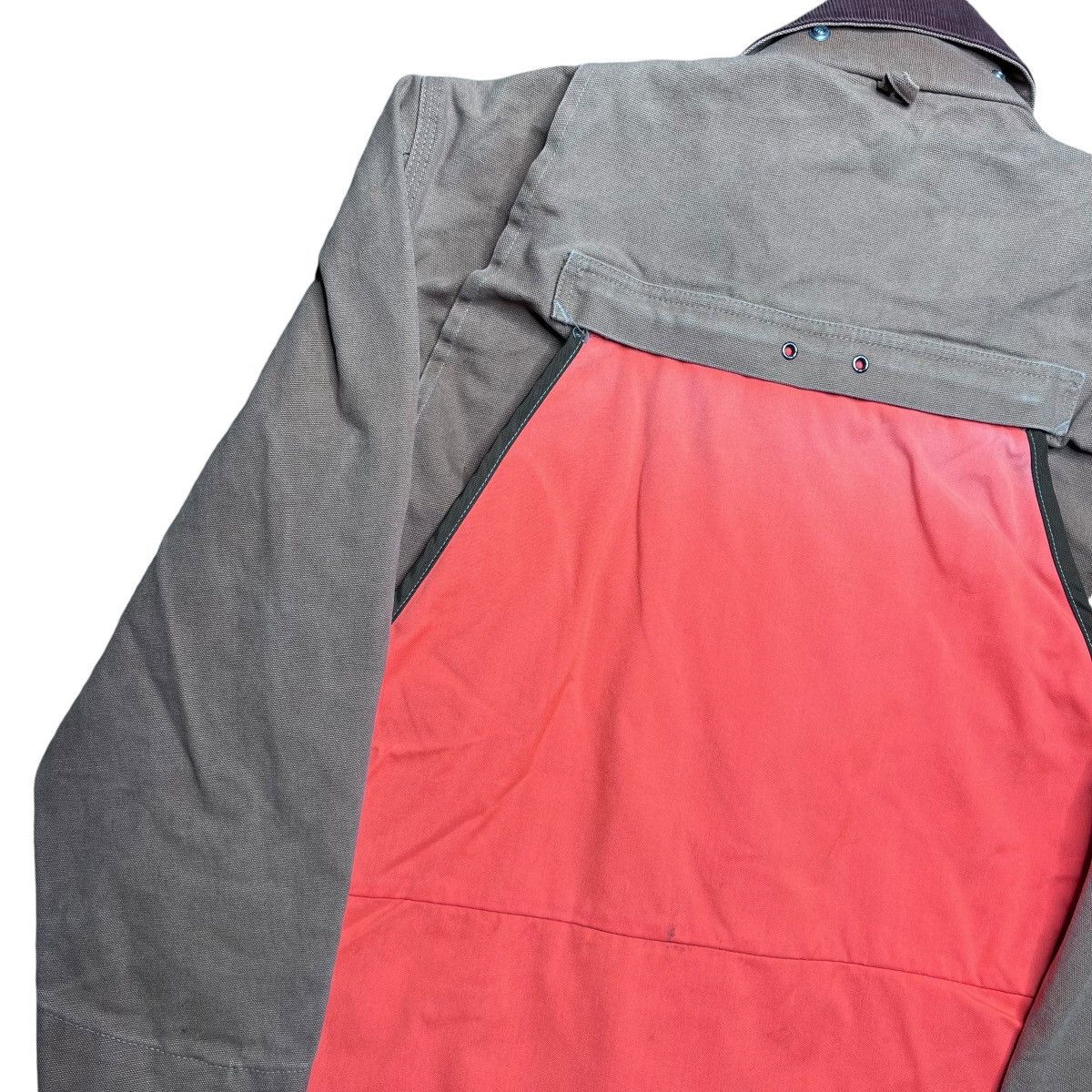 Carhartt × Vintage Vintage 1990s Carhartt Orange Duck Hunting Chore Jacket Size US M / EU 48-50 / 2 - 18 Thumbnail