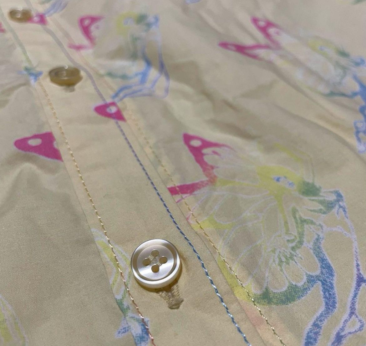 Hysteric Glamour × Japanese Brand × Vintage Hysteric Glamour “Butterfly girl” shirt Size US S / EU 44-46 / 1 - 7 Thumbnail