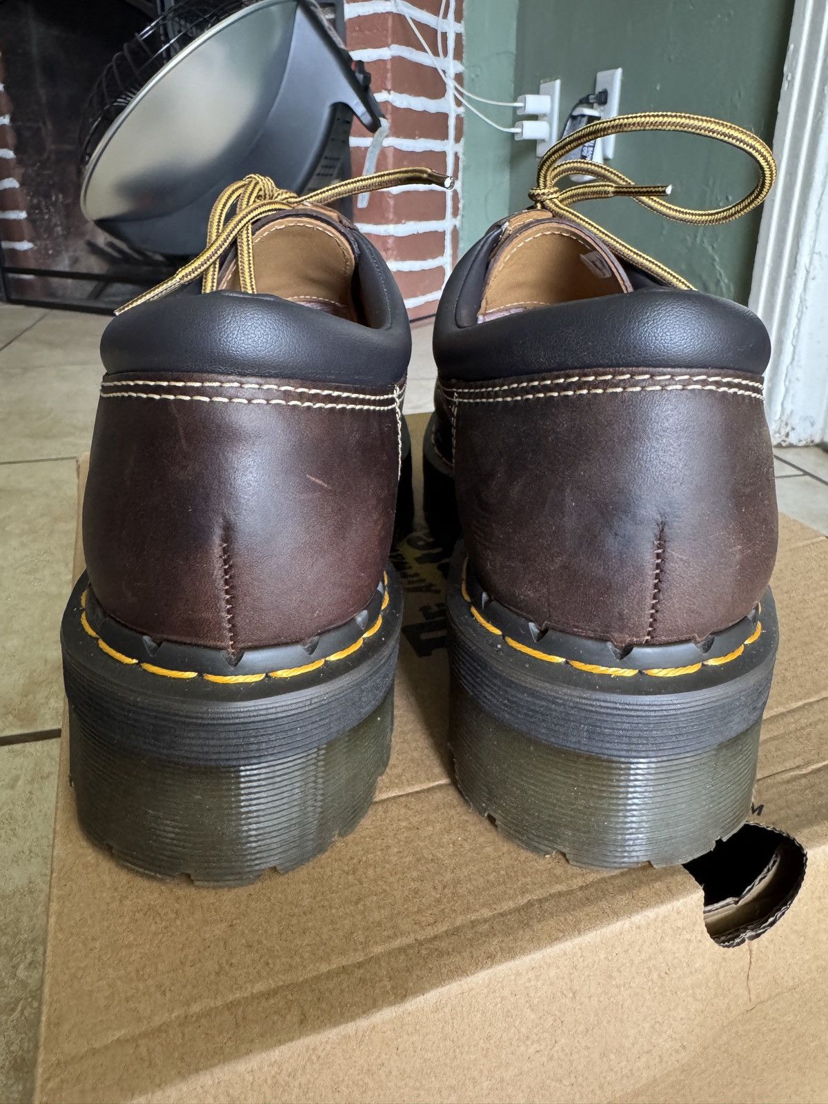 Dr. Martens Dr. Martens 8053 Leather Platform Shoes Size US 11 / EU 44 - 5 Thumbnail