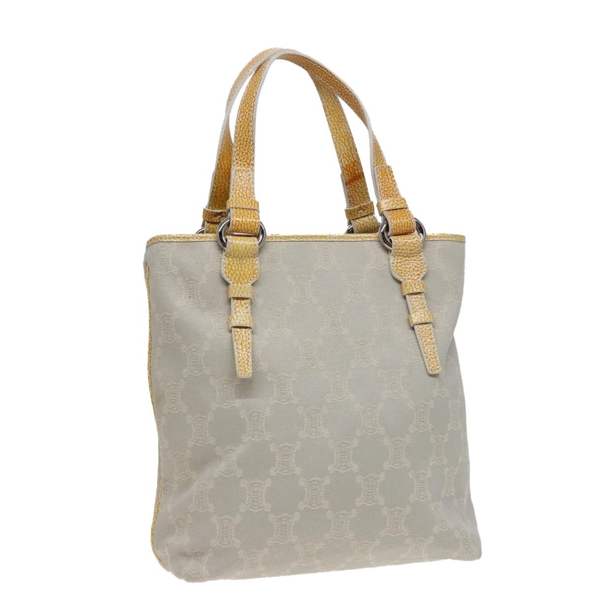 Celine CELINE Macadam Canvas Tote Bag Yellow Light Blue Size ONE SIZE - 1 Thumbnail