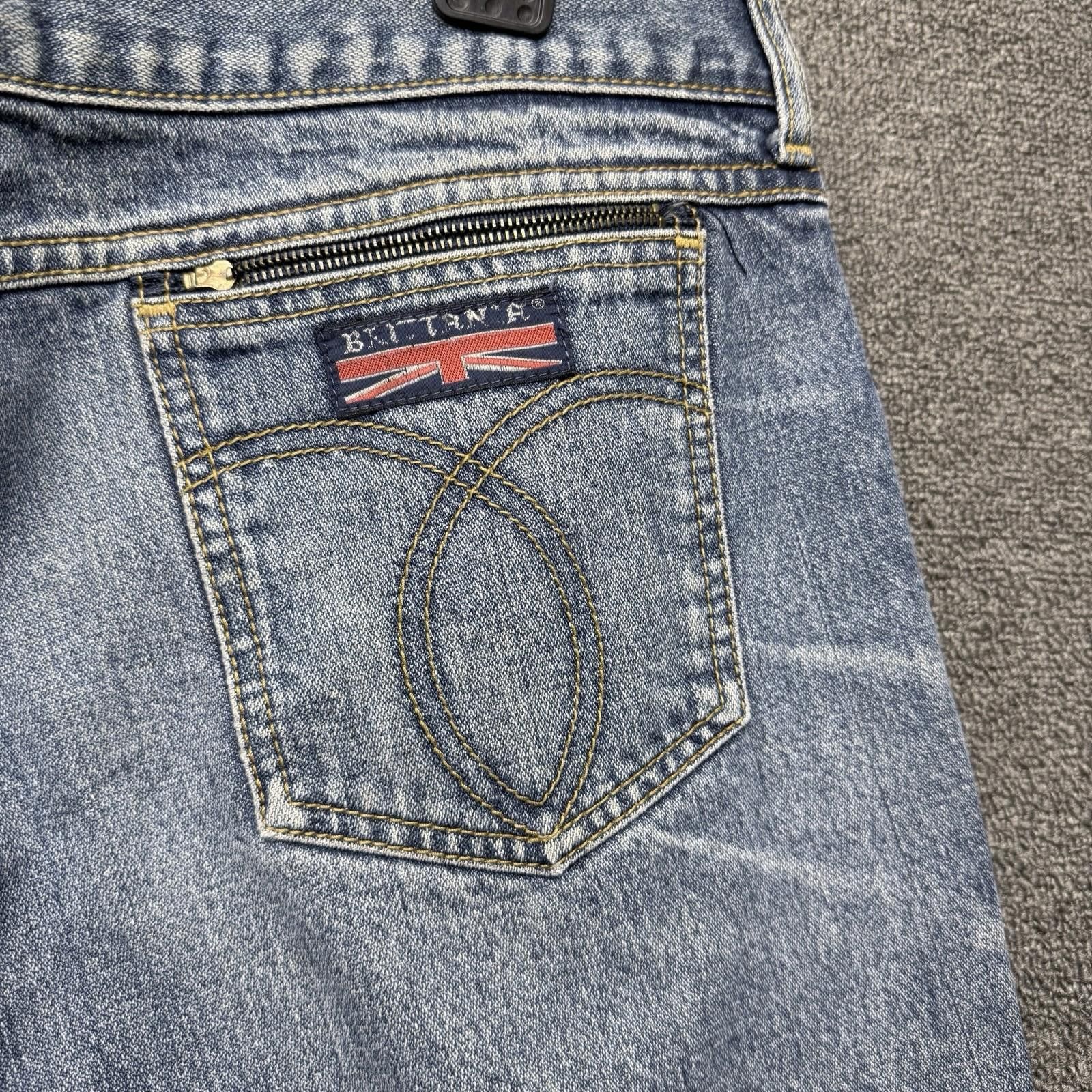 Other RARE VTG 70s Brittania Bootcut Jeans Mens 34x30 Y2K Style Size US 34 / EU 50 - 6 Thumbnail