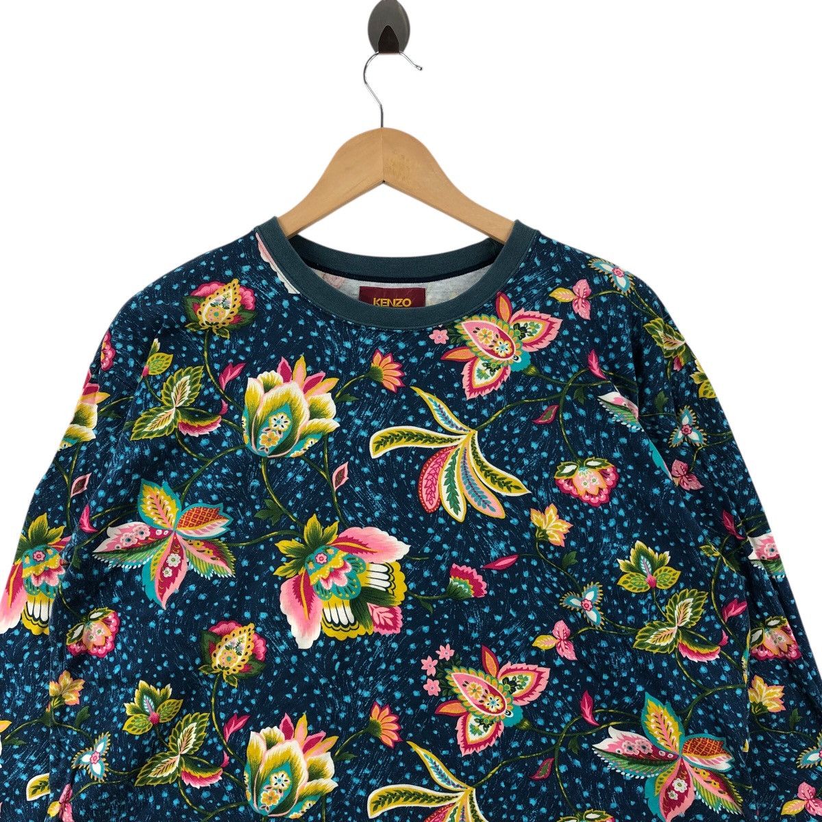 Kenzo Vintage KENZO FLORAL FLOWER Made in Japan Fullprint Nigo Size M / US 6-8 / IT 42-44 - 2 Thumbnail