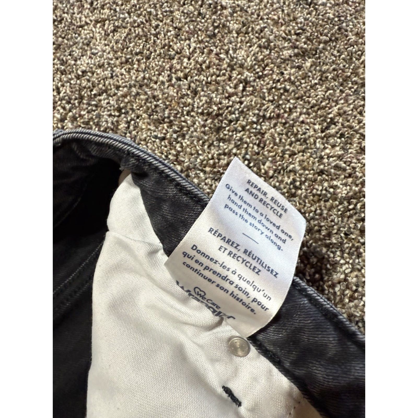 Wrangler Wrangler Jeans Men 32 Gray Denim Straight High Rise 32X27 Wrangler Wild West Jeans Men 32 Gray Denim 27 Inseam Straight Flex Size US 32 / EU 48 - 6 Thumbnail