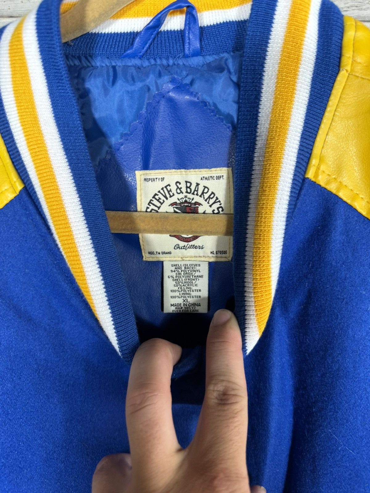 Steve And Barrys × Vintage Vintage Navy Jacket Size US XL / EU 56 / 4 - 5 Thumbnail