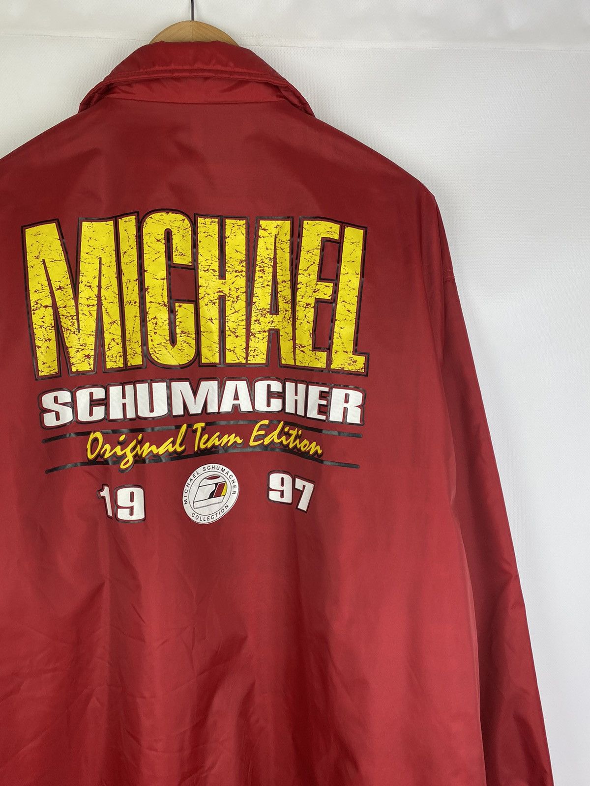 Vintage Schumacher vintage 1997 Original Team Edition Racing Jacket Size US XXL / EU 58 / 5 - 19 Thumbnail