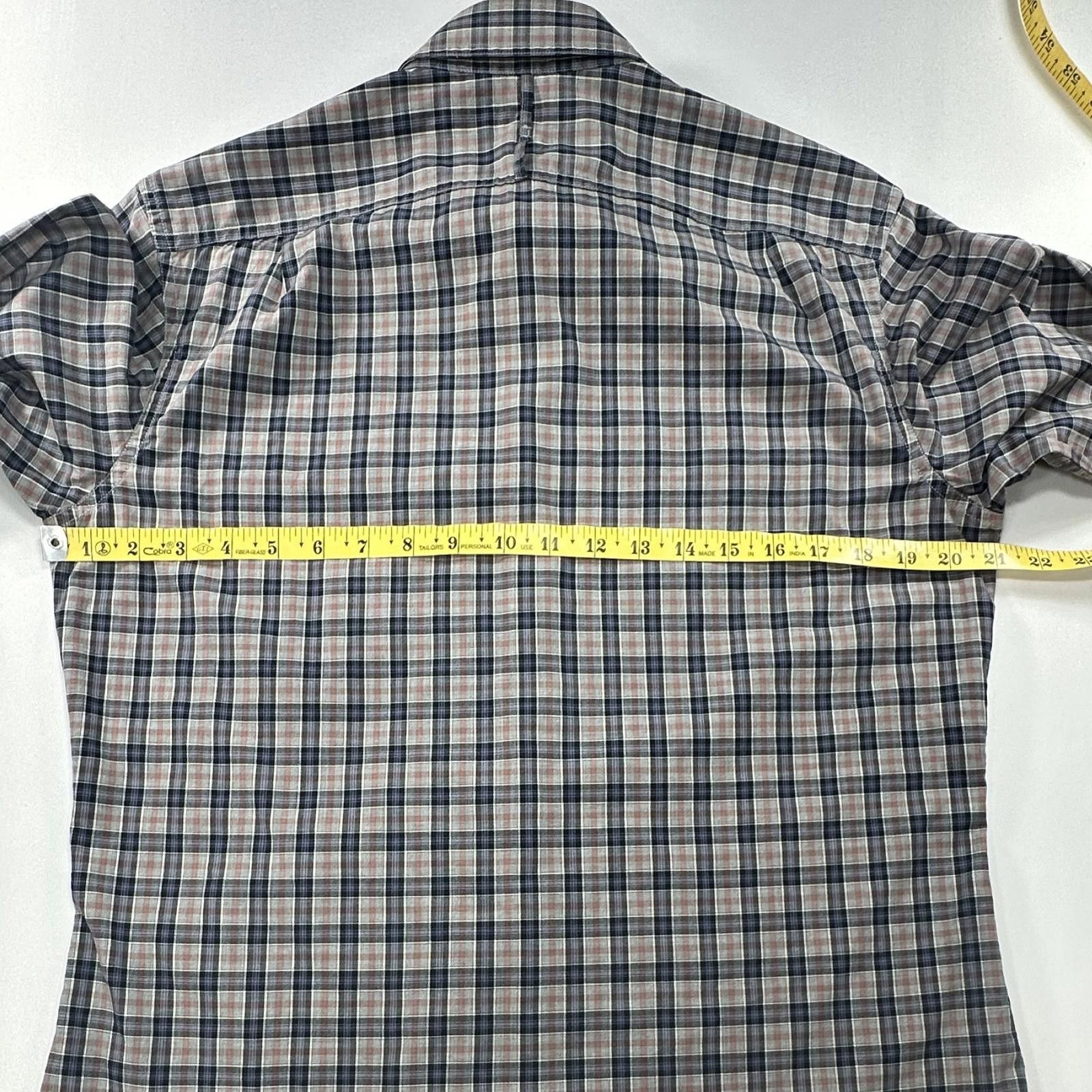 Banana Republic Banana Republic Cotton Plaid Button Up Shirt Green Mens S Size US S / EU 44-46 / 1 - 4 Thumbnail