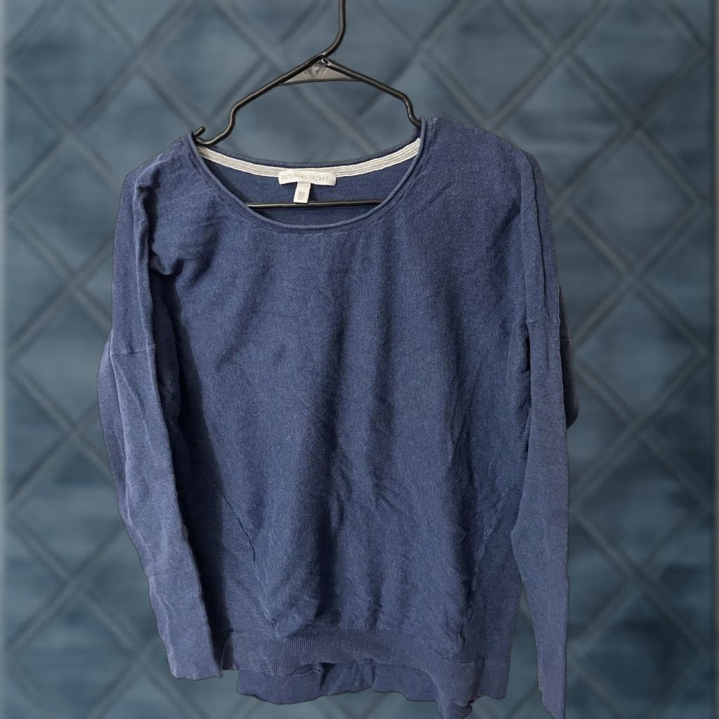 Victoria's Secret Victoria Secret Top Womens Small Blue Lounge Shirt Long Sleeve Size S / US 4 / IT 40 - 1 Thumbnail
