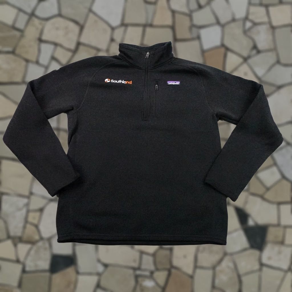 Patagonia Patagonia Mens Medium Black Fleece Pullover Mock Neck 1/4 Zip Better Sweater Size US M / EU 48-50 / 2 - 1 Thumbnail