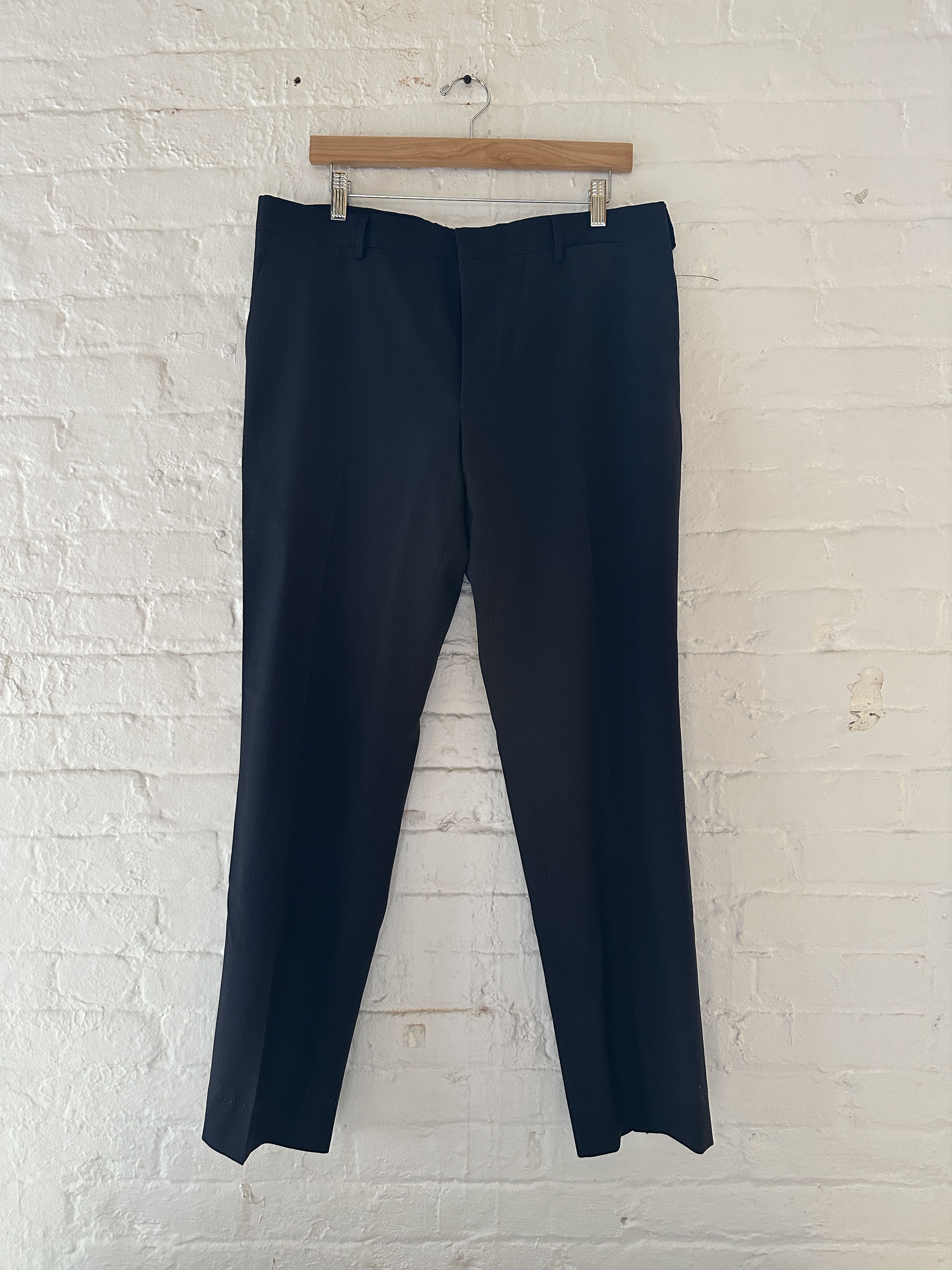 Prada Prada Pinstriped Wool Trousers Size US 34 / EU 50 - 1 Thumbnail